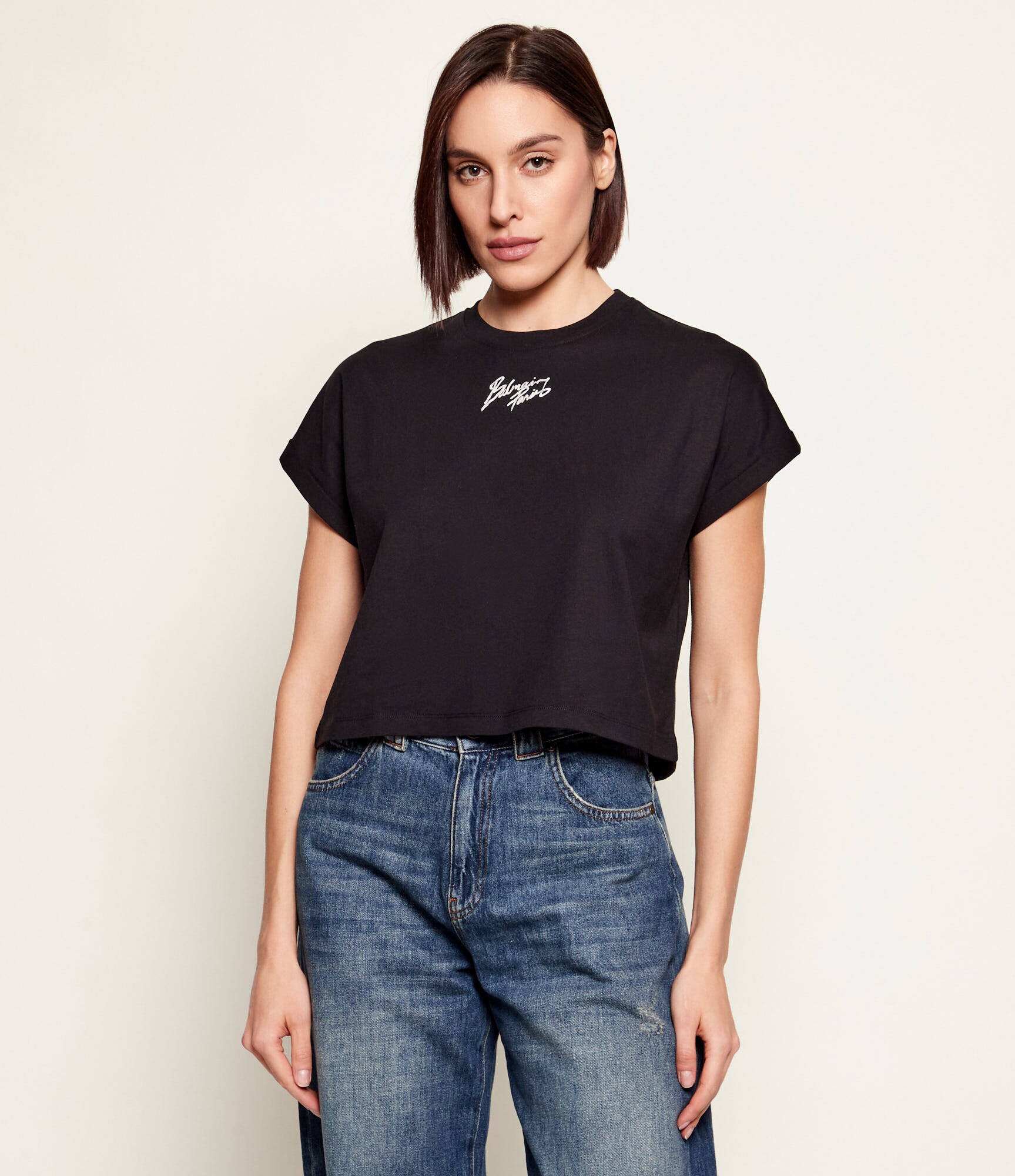 Balmain Tricou | Cropped Fit