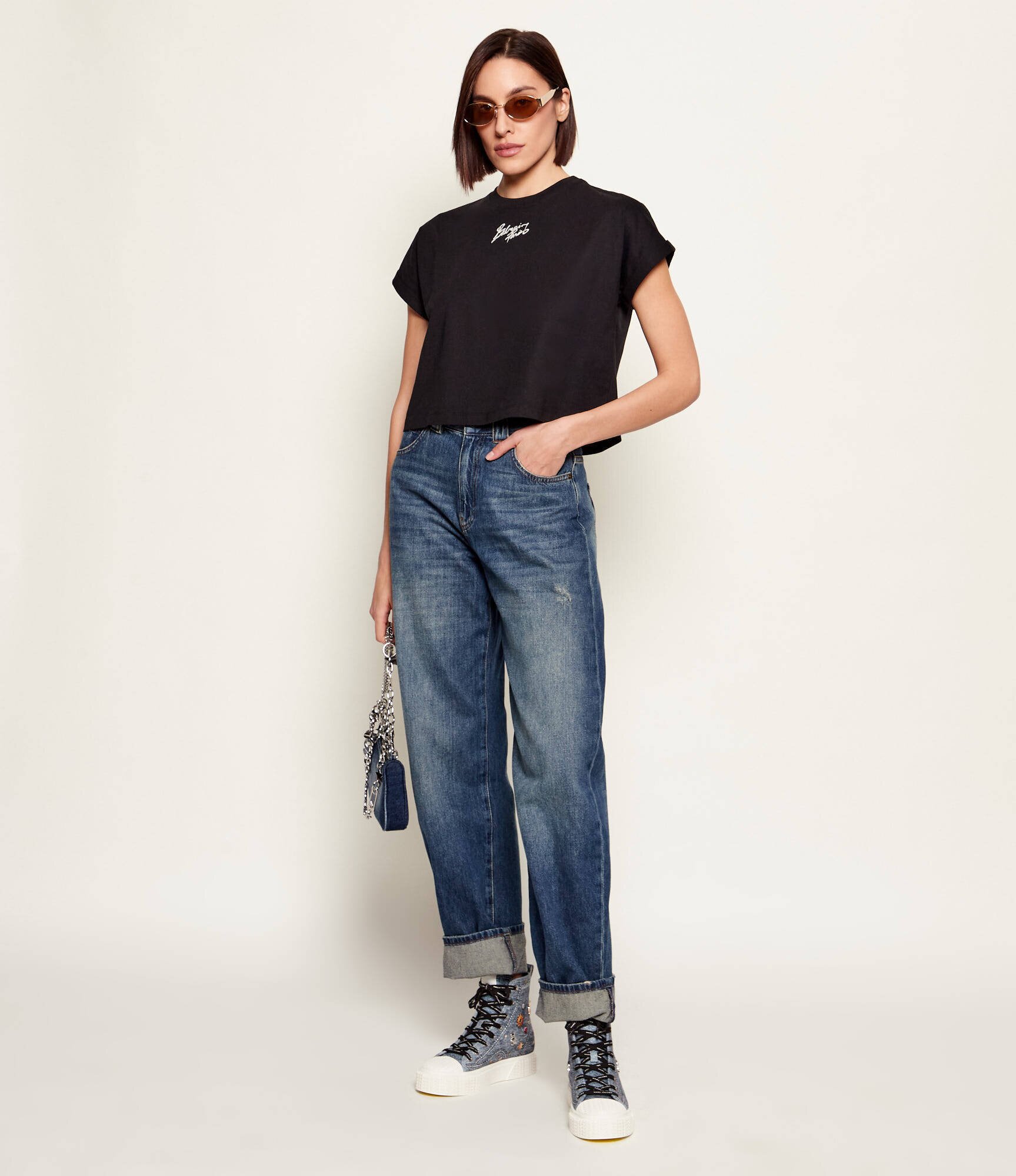 Balmain Tricou | Cropped Fit