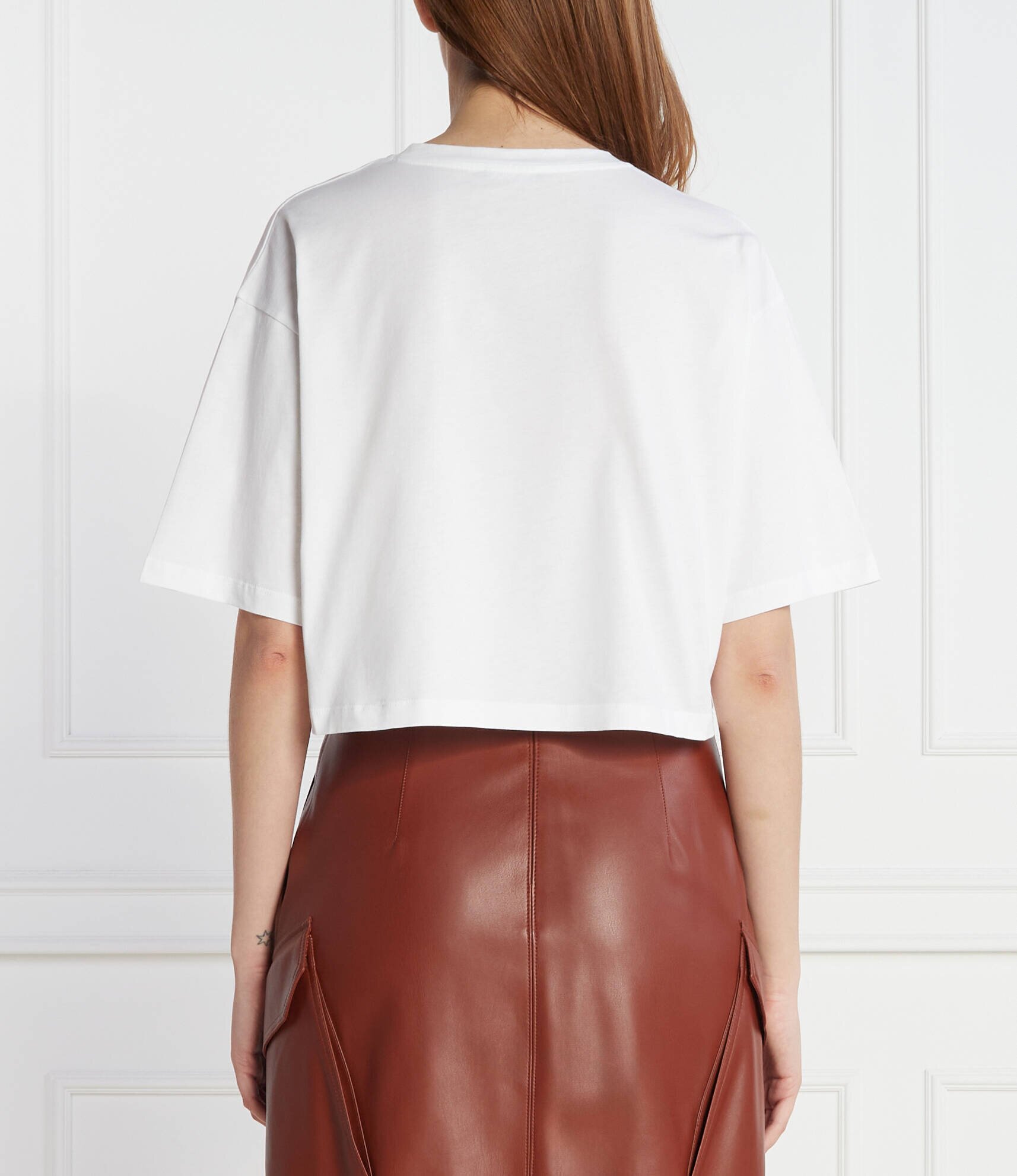 Balmain Tricou CROPPED | Regular Fit