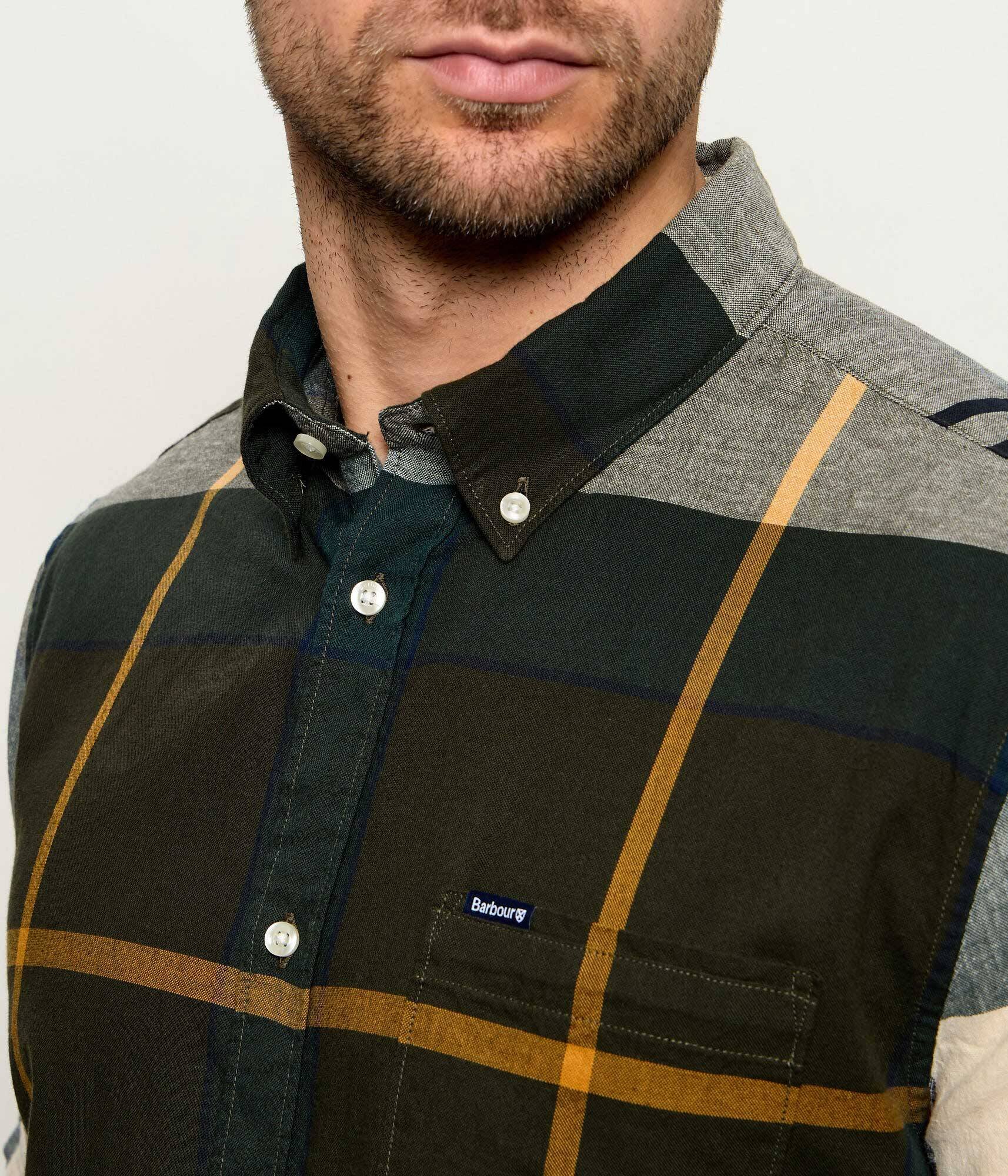 Barbour Cămașă Douglas | Tailored slim | cu adaos de in