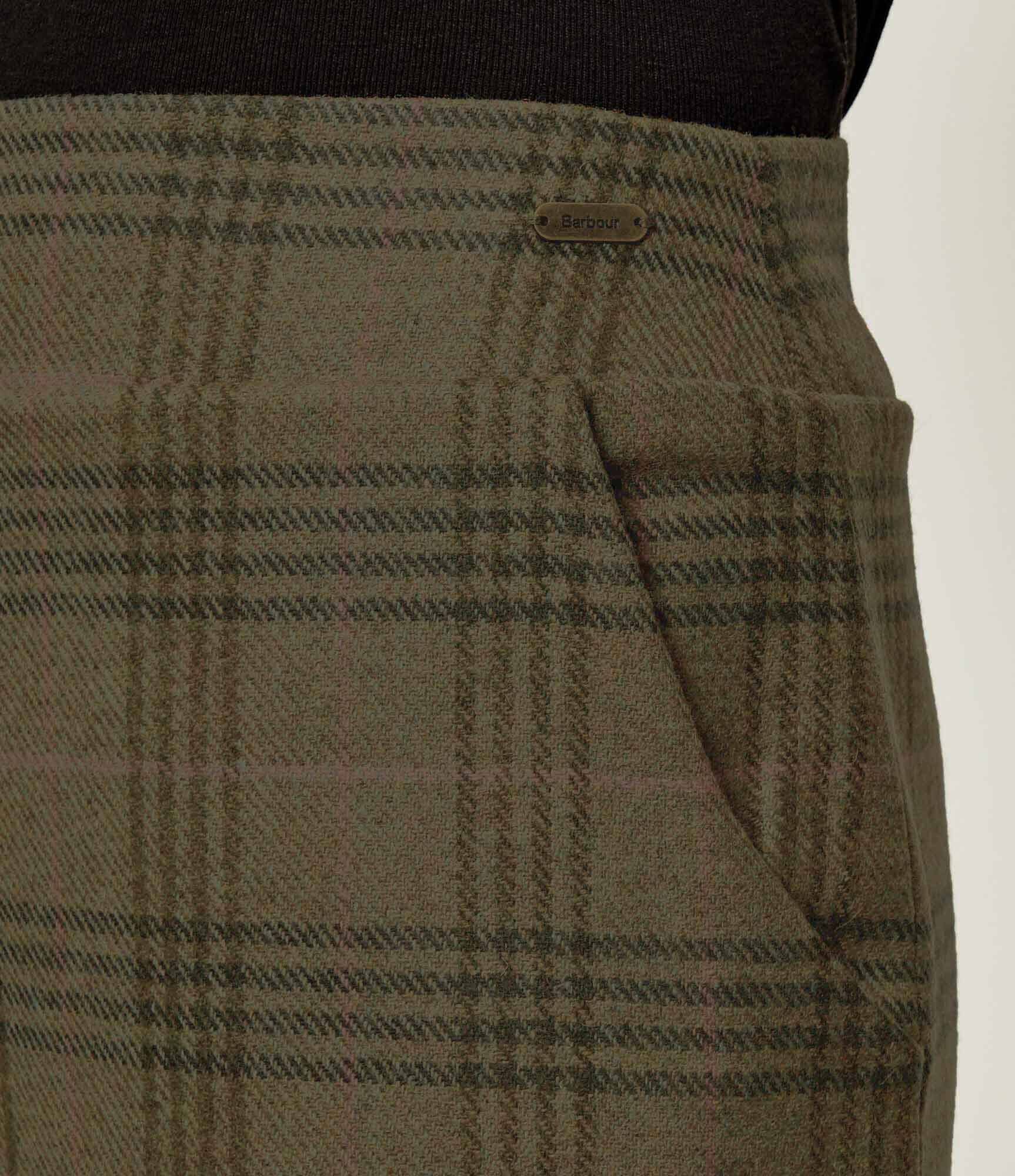 Barbour De lână fustă Bamburgh Tartan