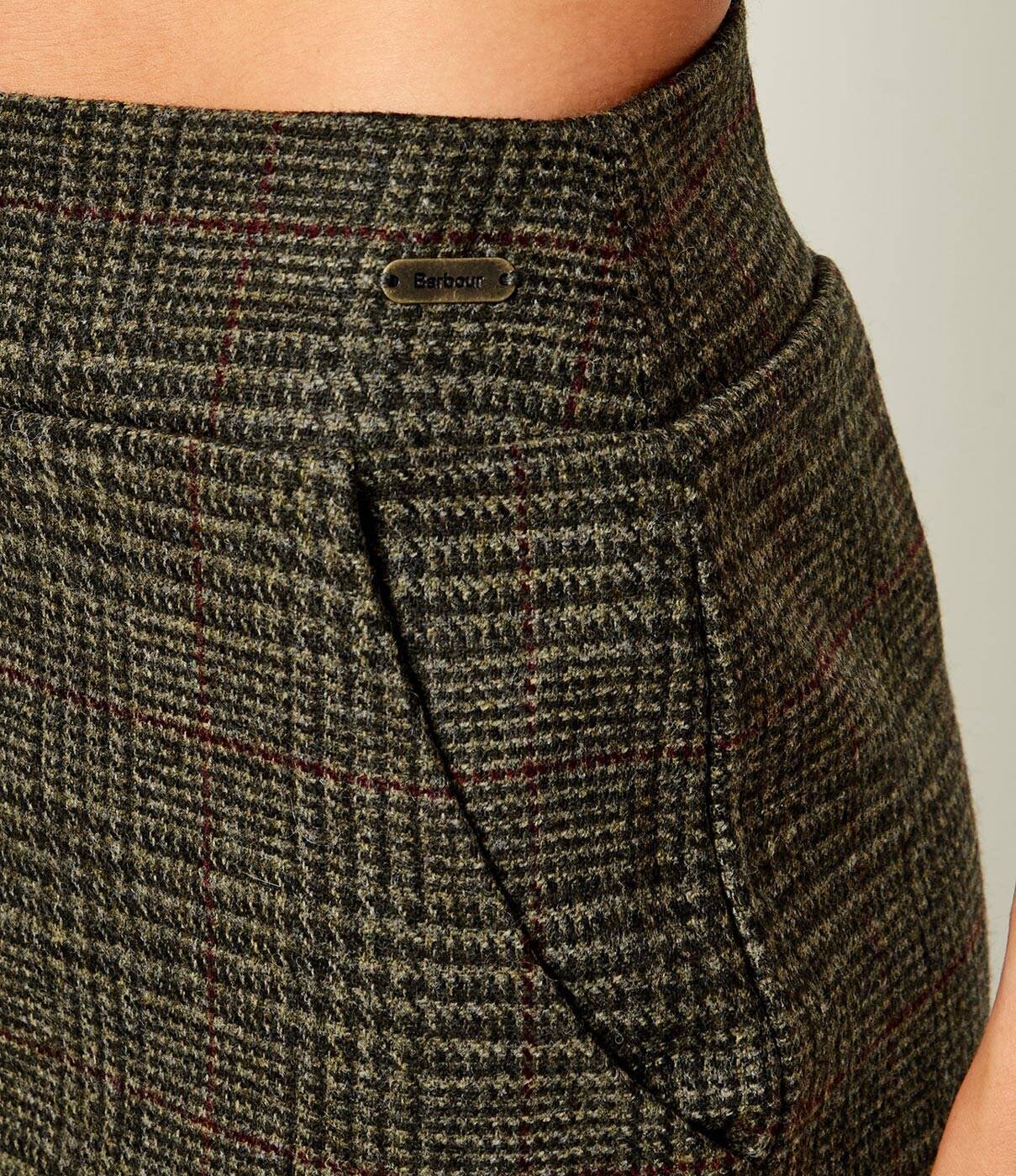Barbour De lână fustă Browning