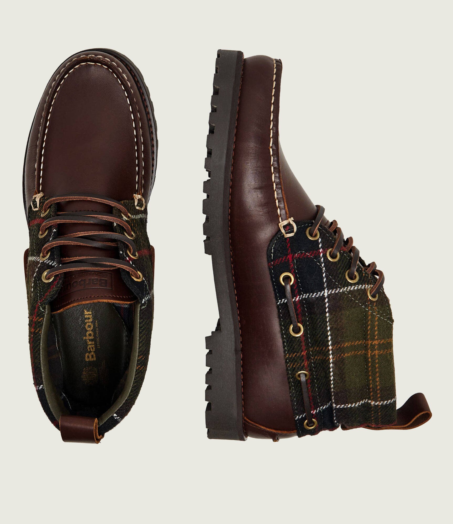 Barbour De piele pantofi Harle Chukka