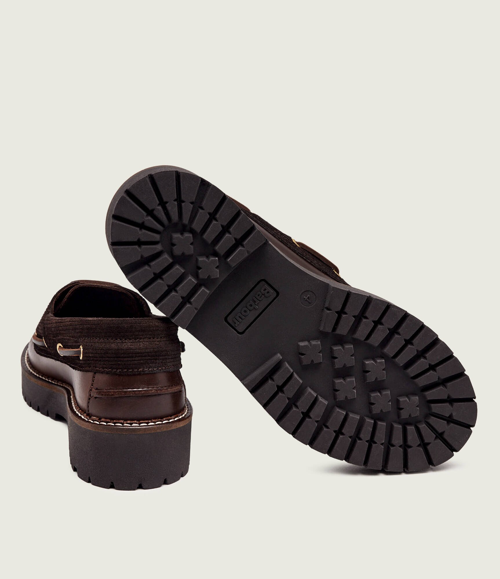 Barbour De piele pantofi loafer Darras