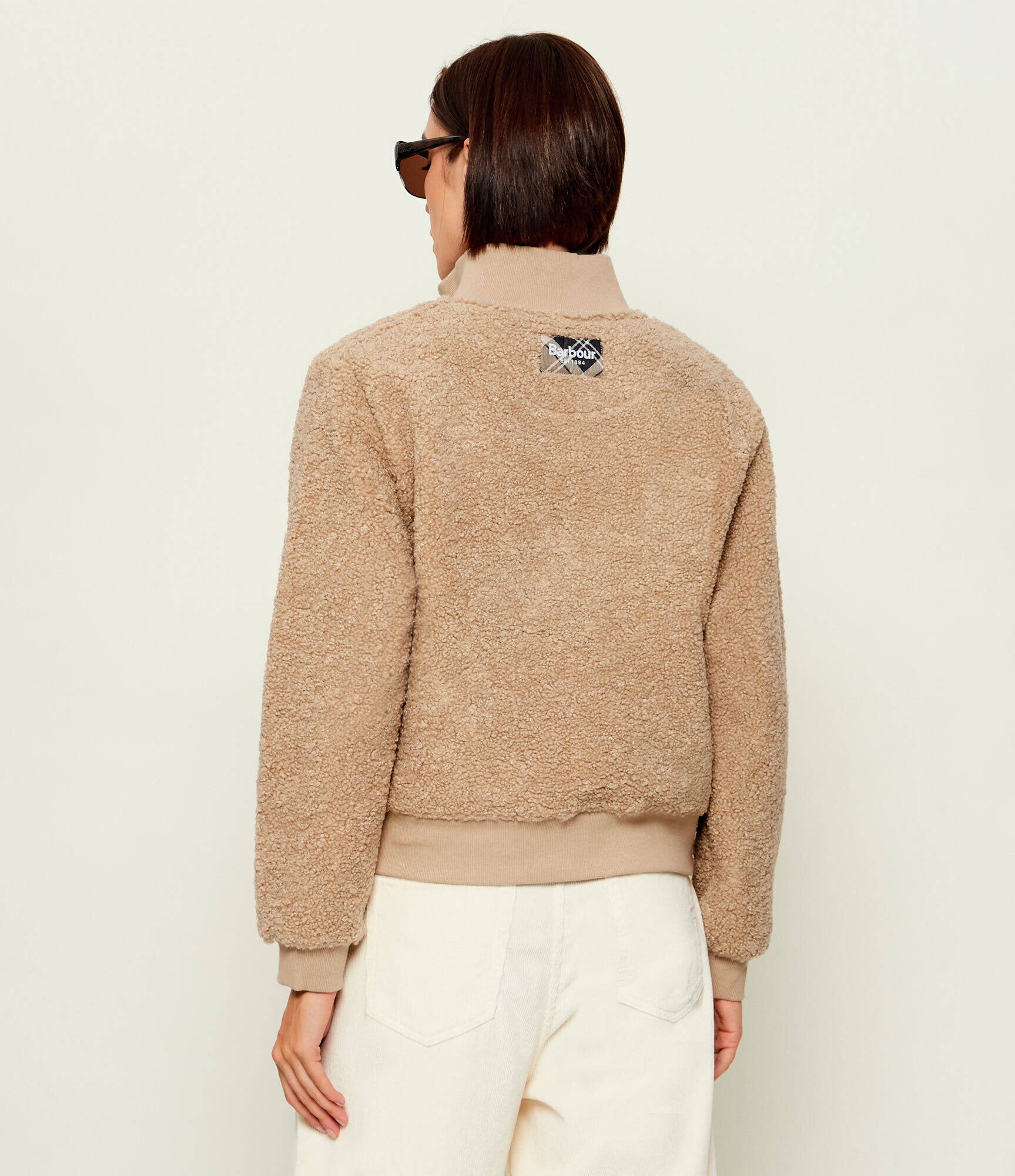 Barbour Din fleece hanorac Fawne | regular fit
