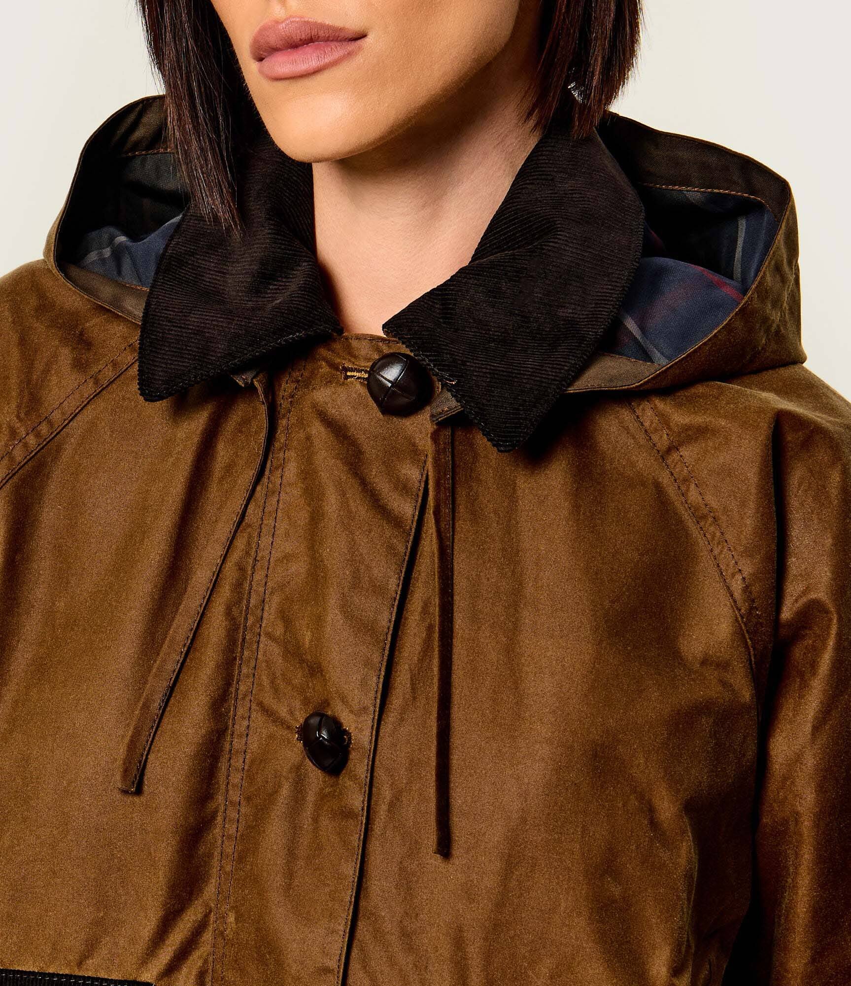 Barbour Geacă Adina | Loose fit | catifea reiată