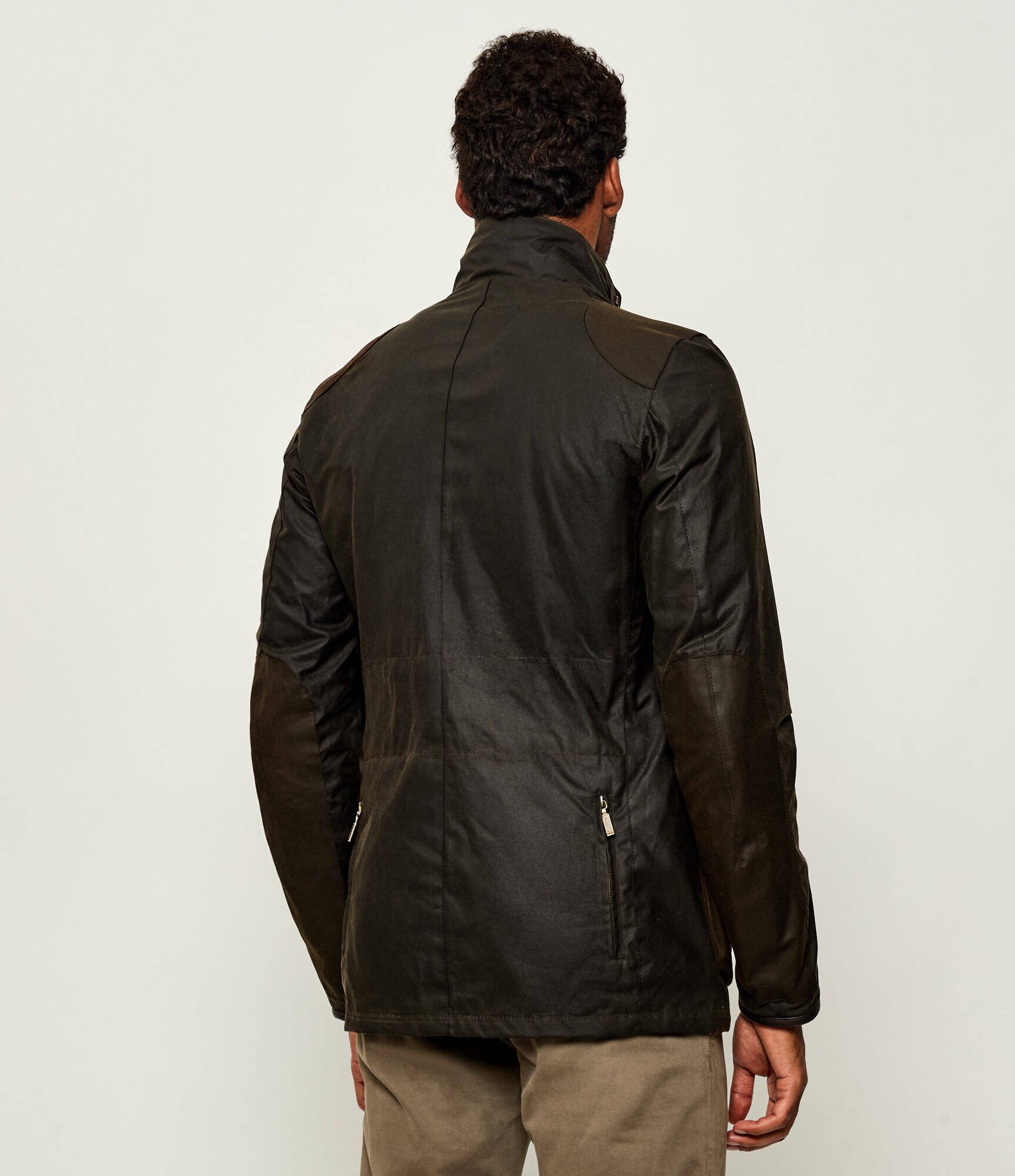 Barbour Geacă Beacon | Slim Fit cu adaos de piele