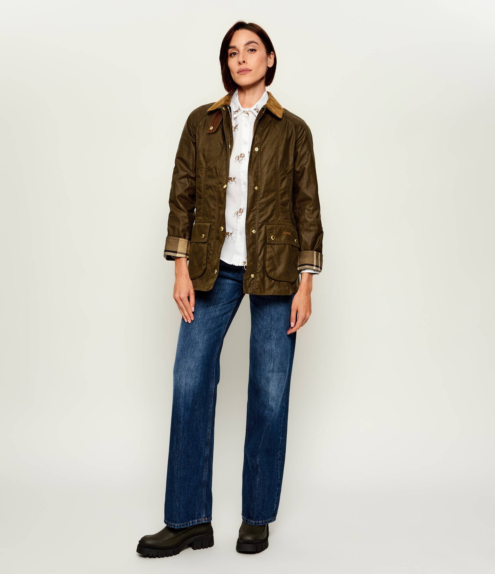 Barbour Geacă Icons Beadnell | regular fit | catifea reiată