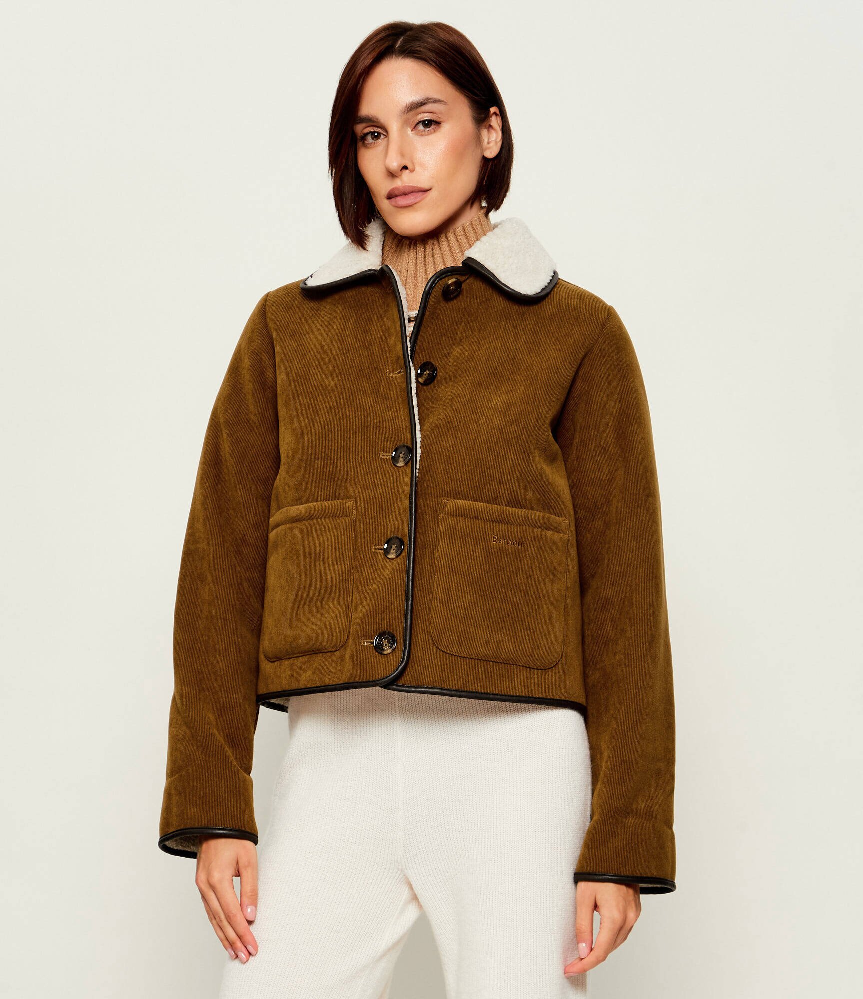 Barbour Geacă Penny | shearling | Relaxed fit | catifea reiată