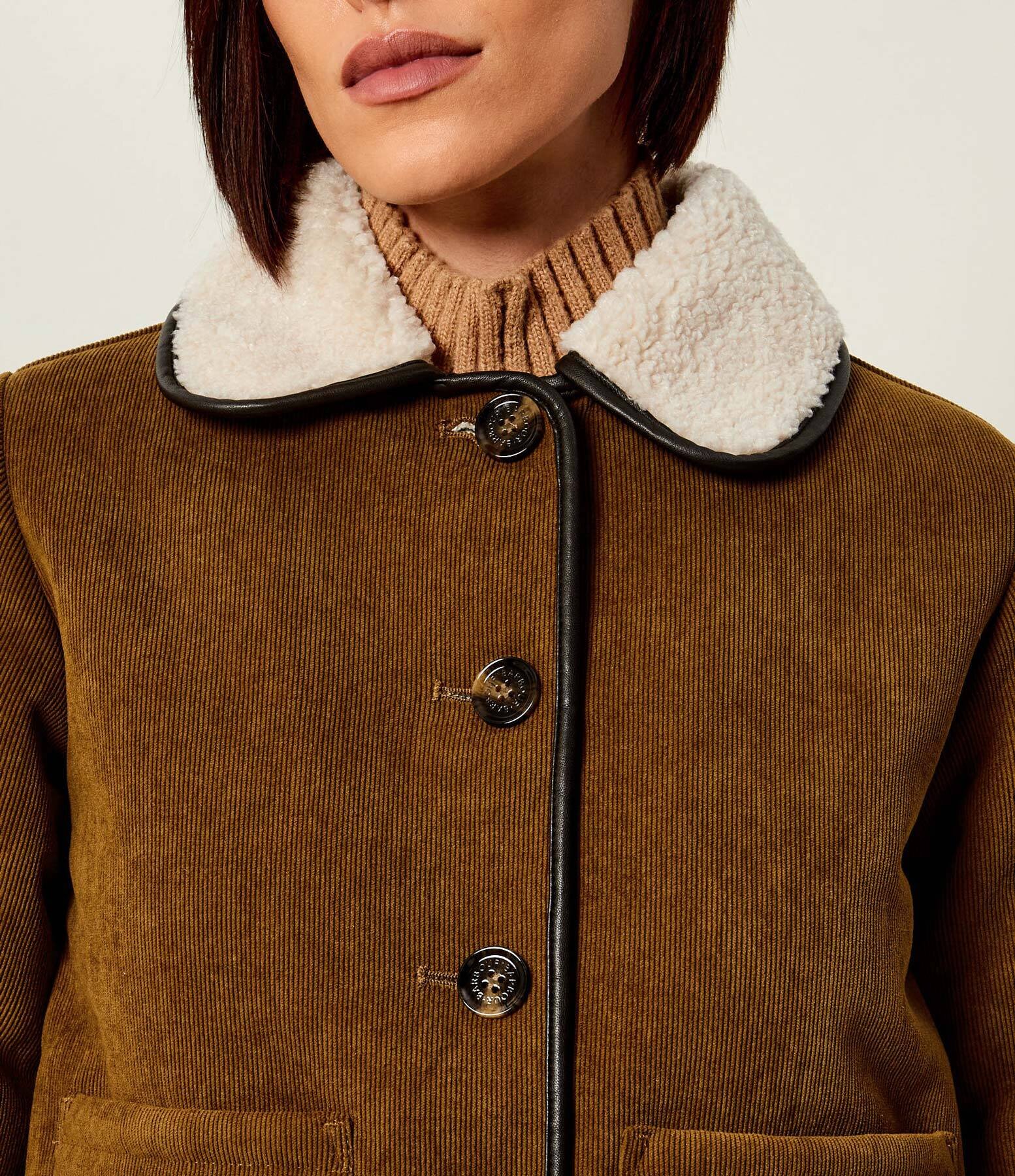 Barbour Geacă Penny | shearling | Relaxed fit | catifea reiată