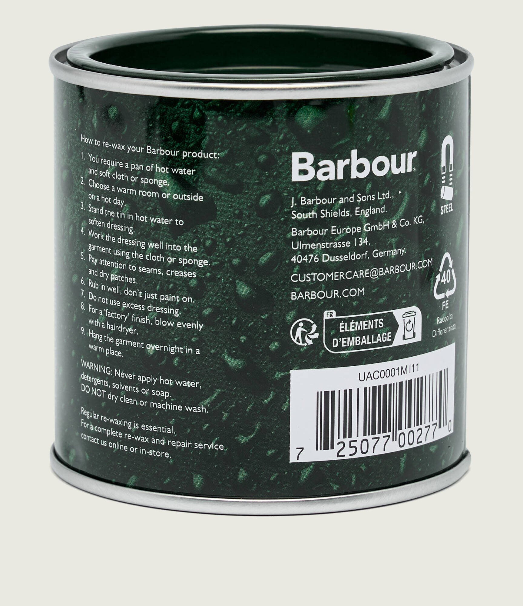 Barbour Impregnant pentru îmbrăcăminte exterioară Thornproof Dressing