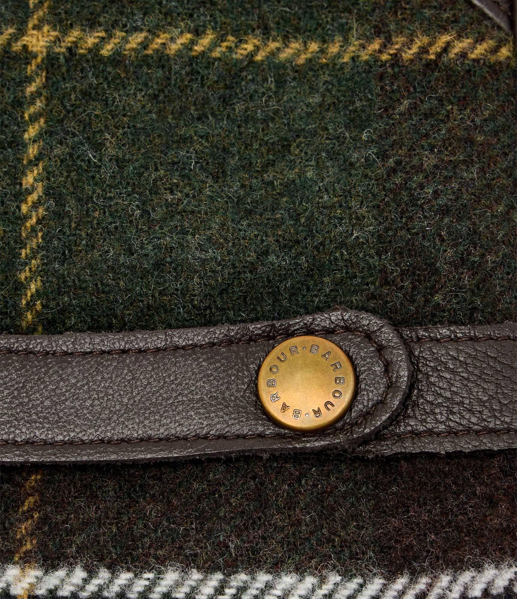 Barbour Mănuși de piele Dee Tartan cu adaos de lână