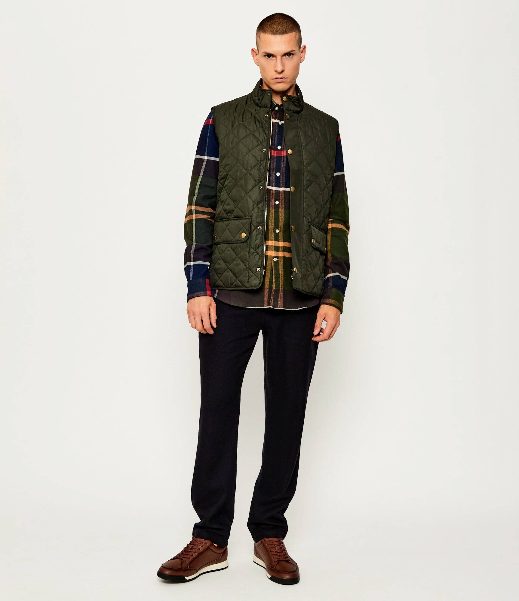Barbour Pantaloni Tailored | regular fit cu adaos de lână