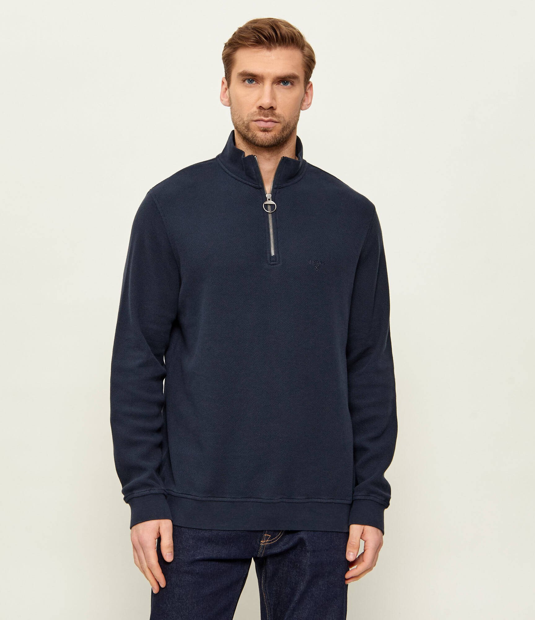 Barbour Pulover Interlock | regular fit | pique