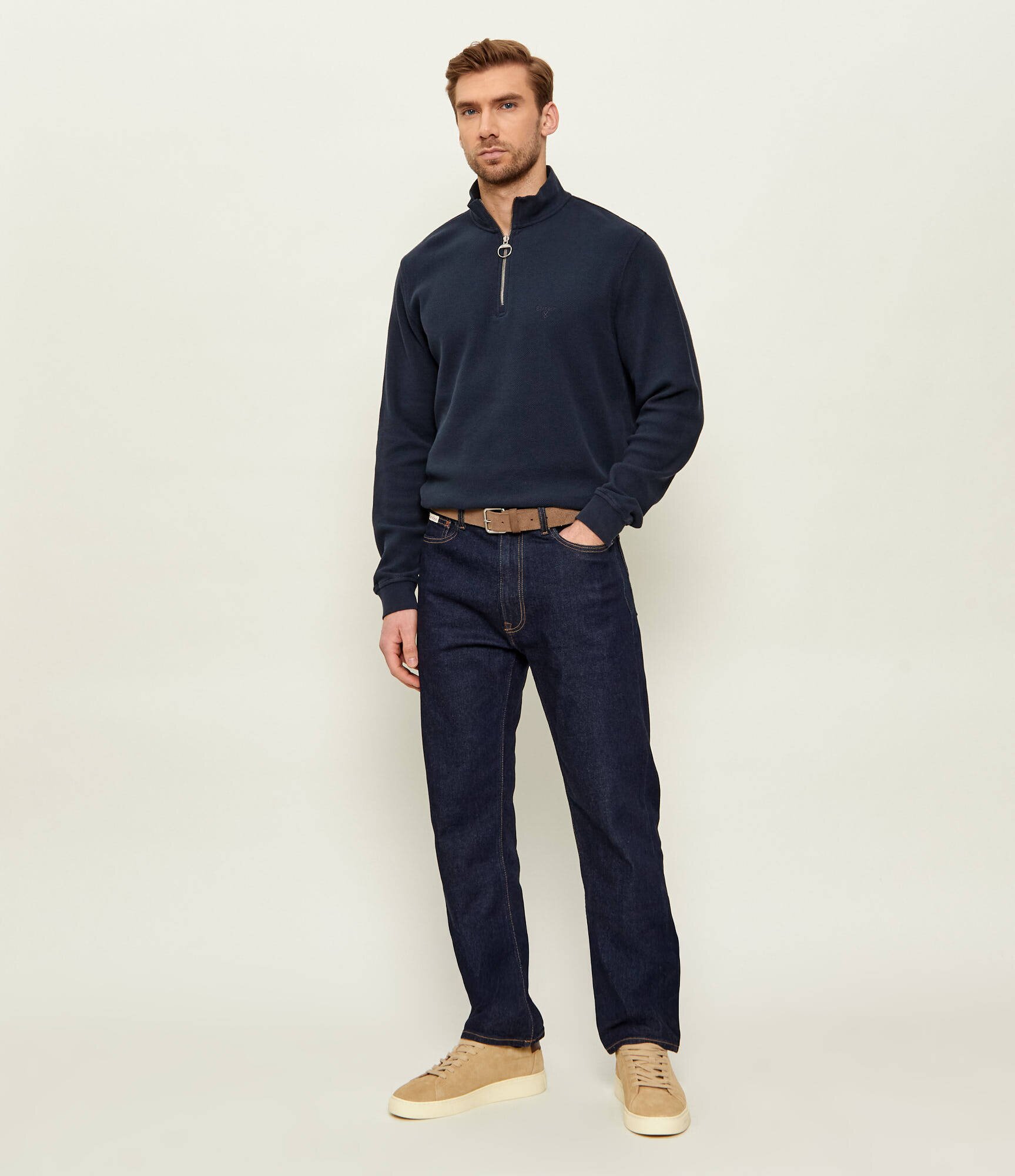 Barbour Pulover Interlock | regular fit | pique