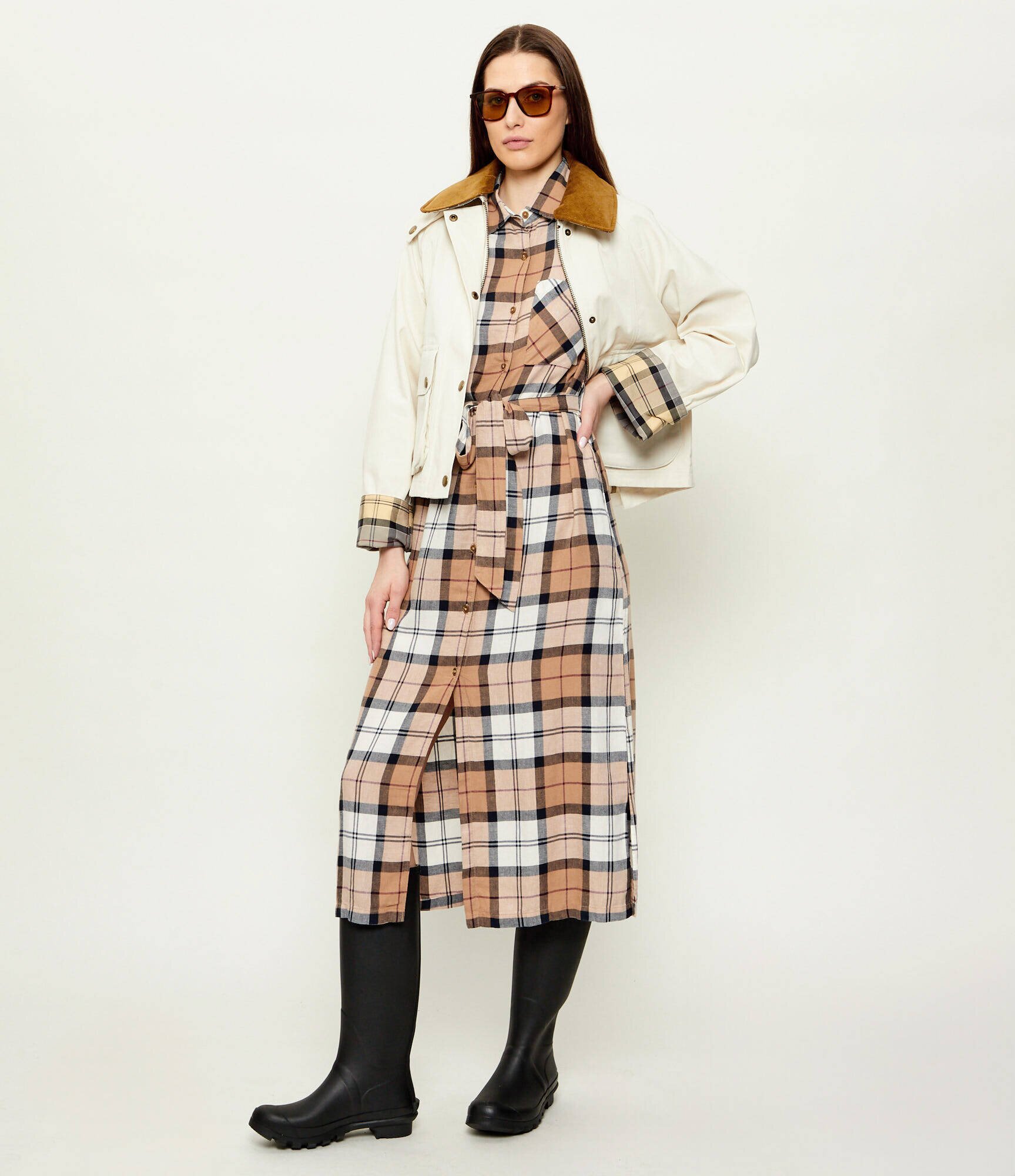 Barbour Rochie Fern | cu adaos de in
