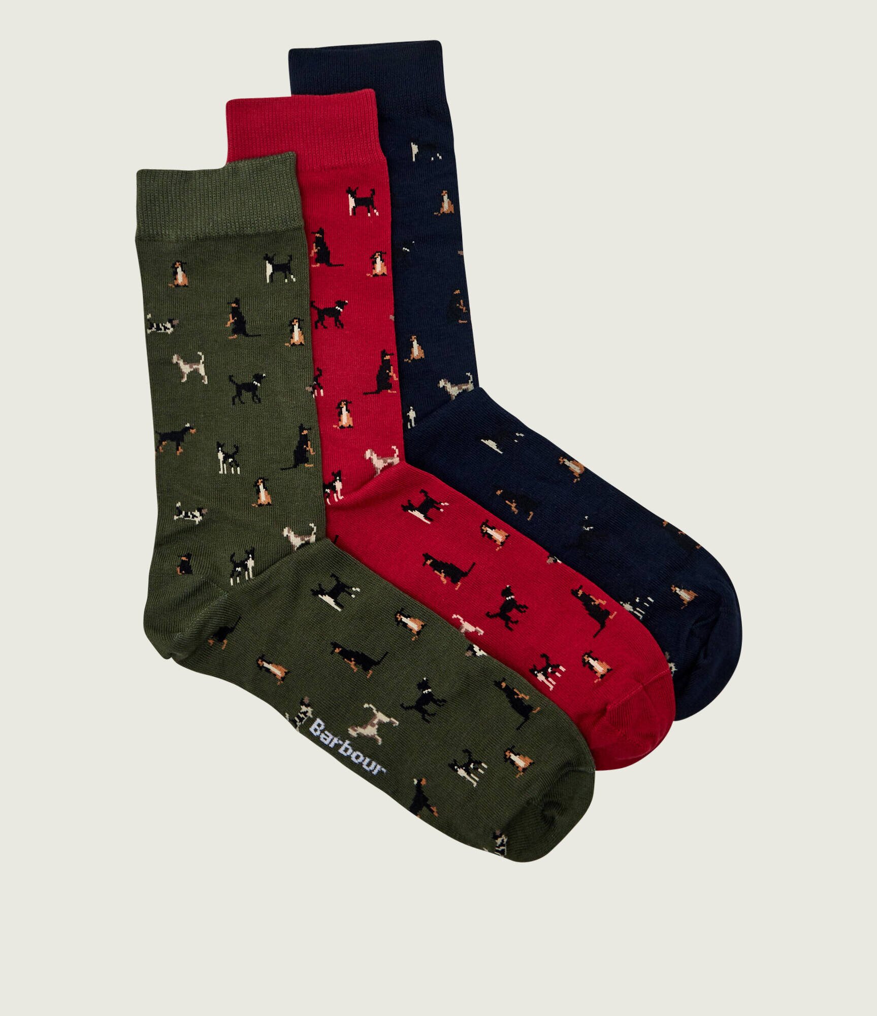 Barbour Șosete 3-pack Dog