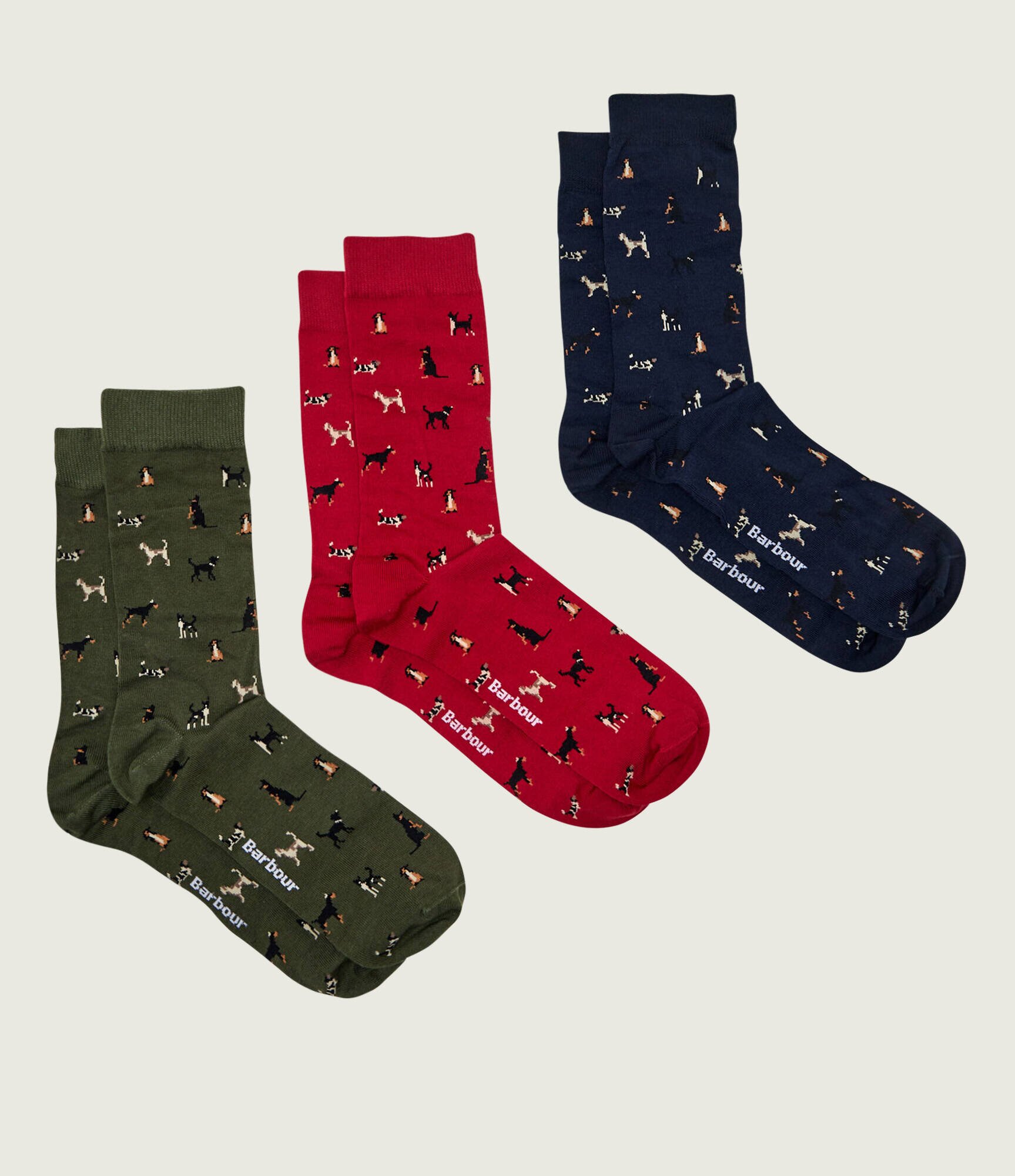 Barbour Șosete 3-pack Dog