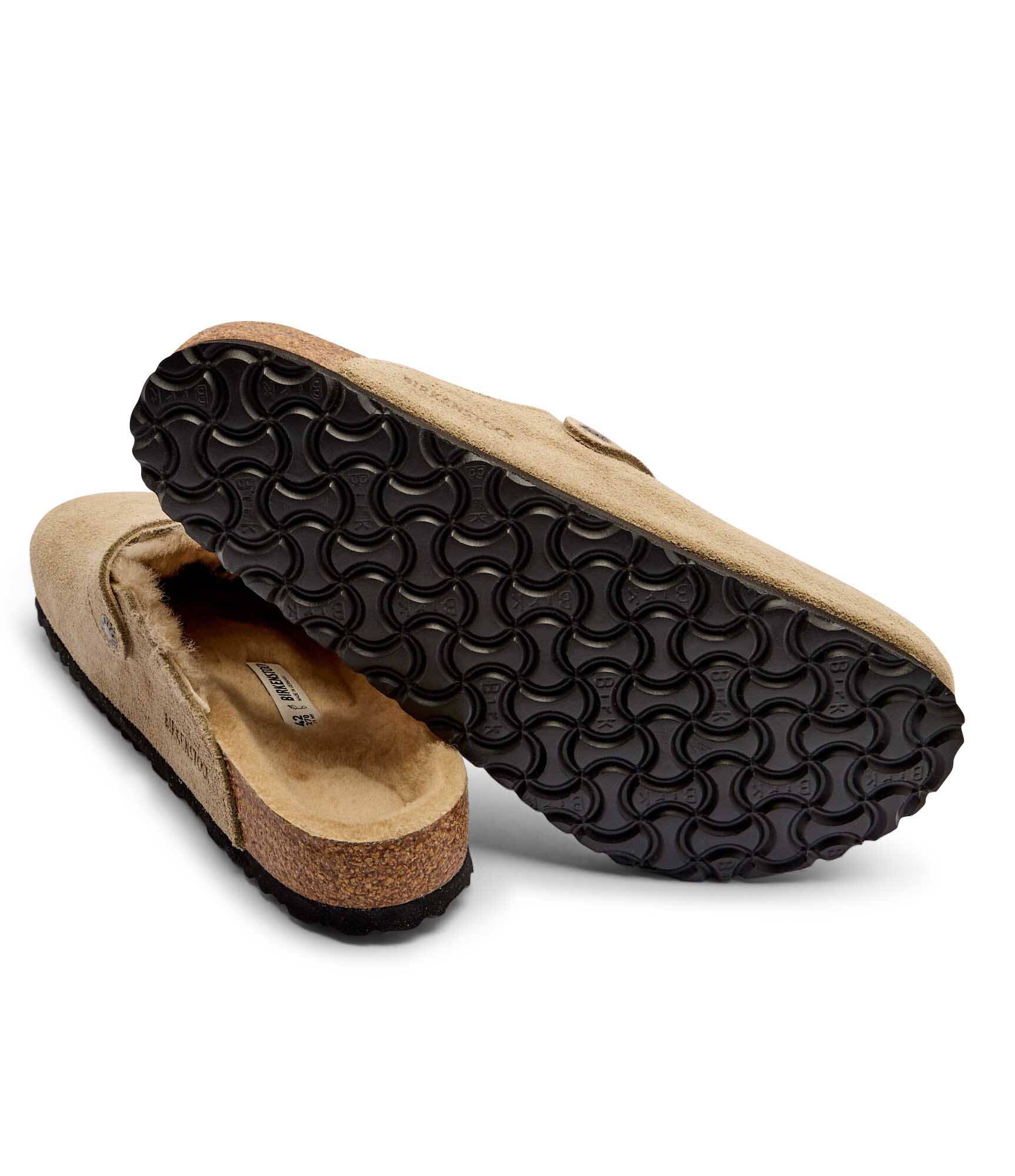 Birkenstock Căptușite mules (încălțăminte) LEVE | regular fit cu adaos de lână | piele întoarsă
