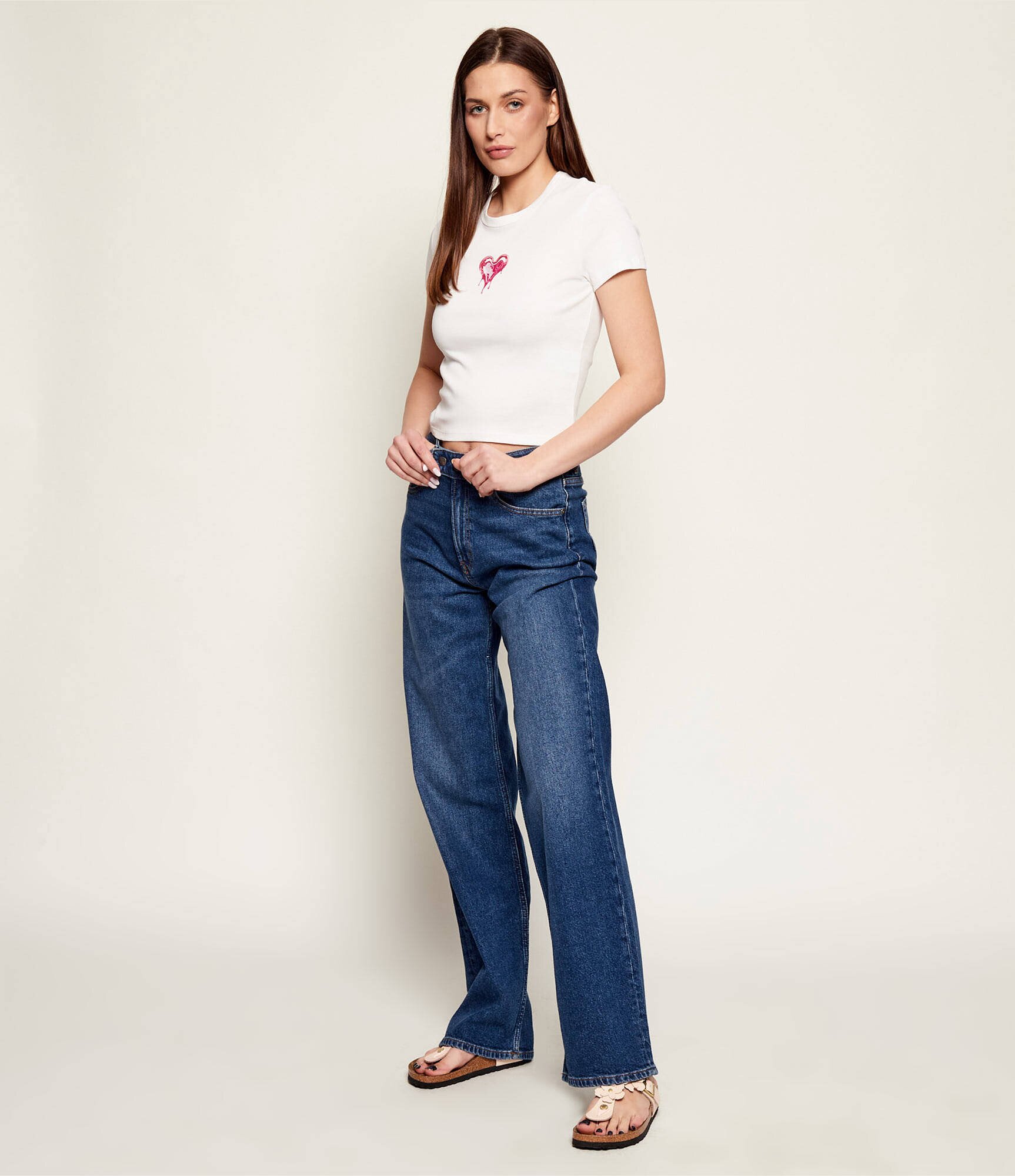 Birkenstock De piele flip flops Gizeh Flowers | narrow fit