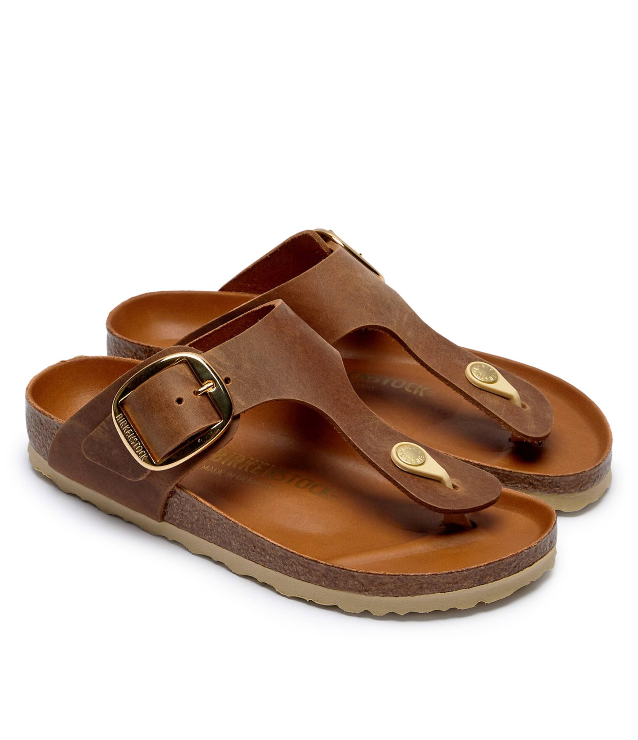 Birkenstock De piele flip flops LEOI | narrow fit