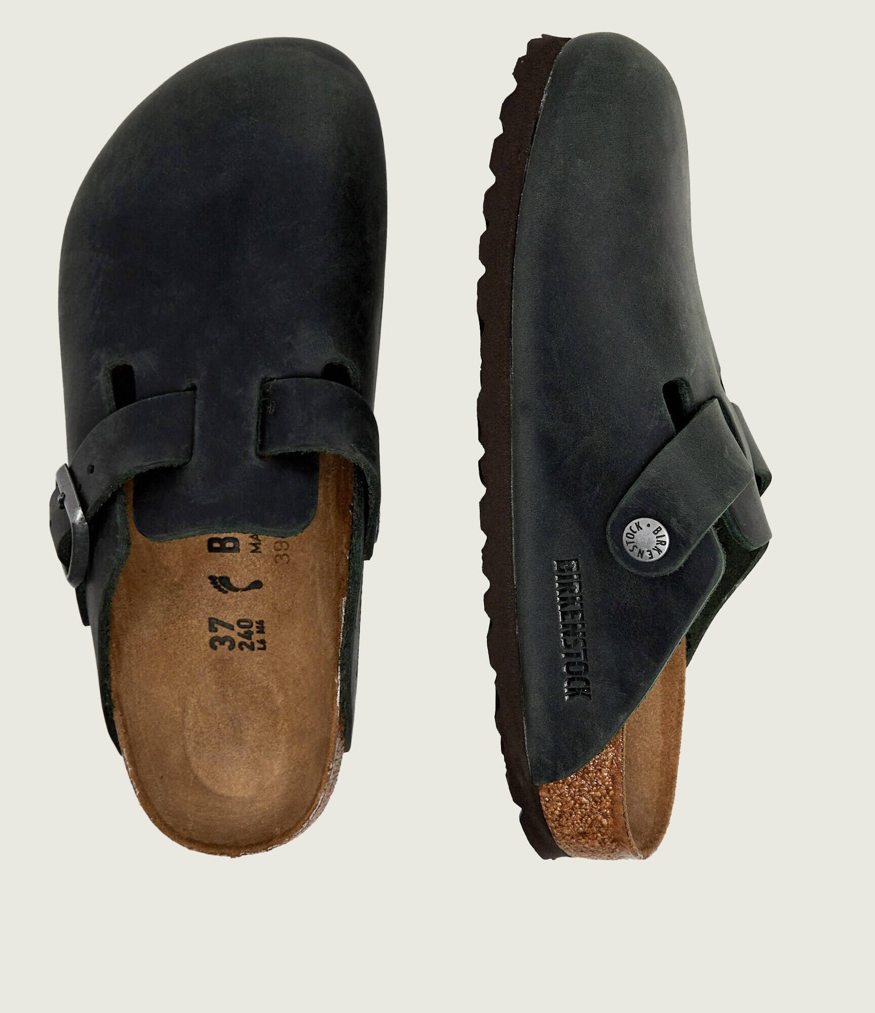 Birkenstock De piele mules (încălțăminte) Boston BS | narrow fit
