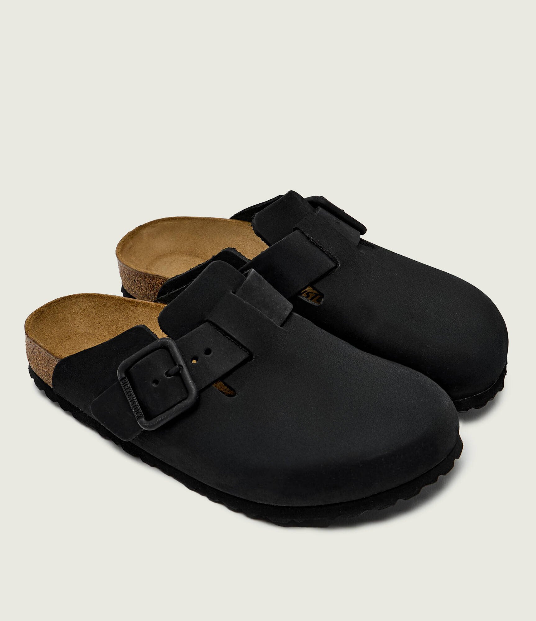 Birkenstock De piele mules (încălțăminte) Boston | narrow fit