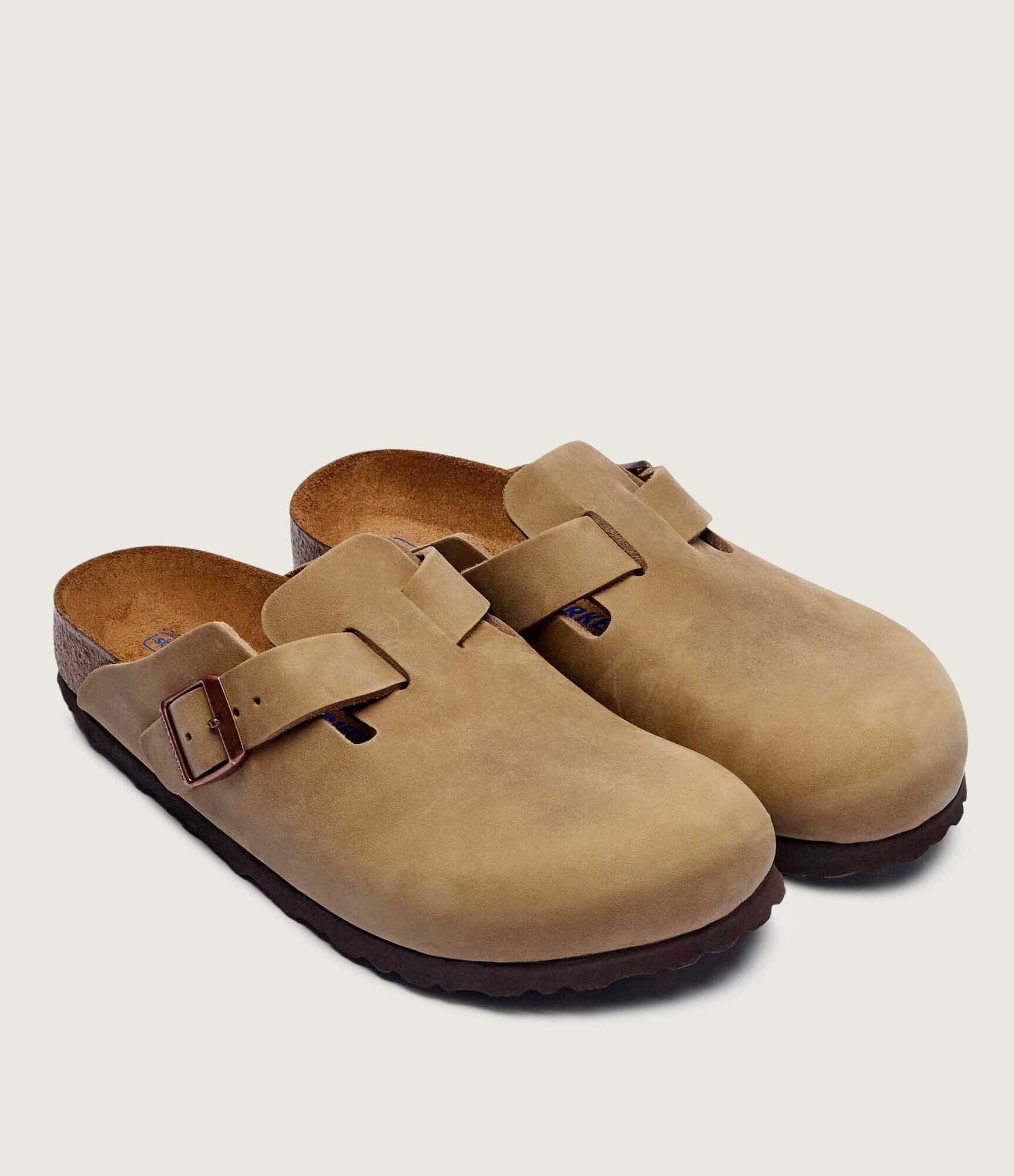 Birkenstock De piele mules (încălțăminte) Boston | narrow fit