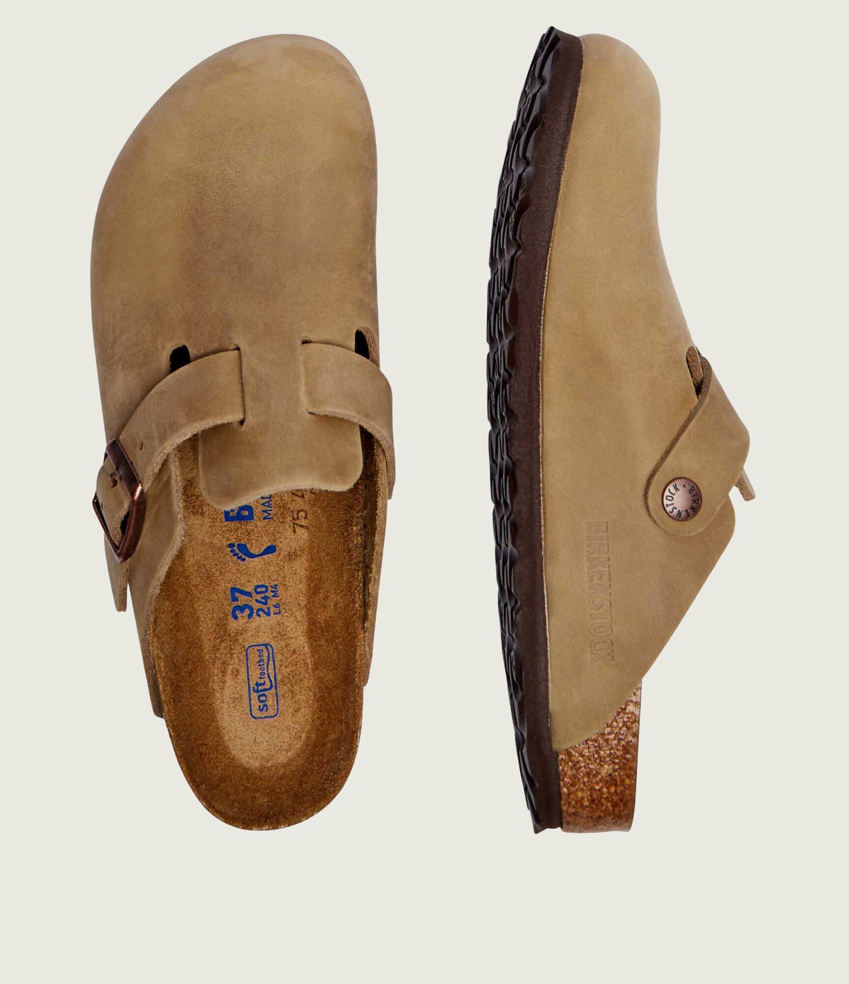 Birkenstock De piele mules (încălțăminte) Boston | narrow fit