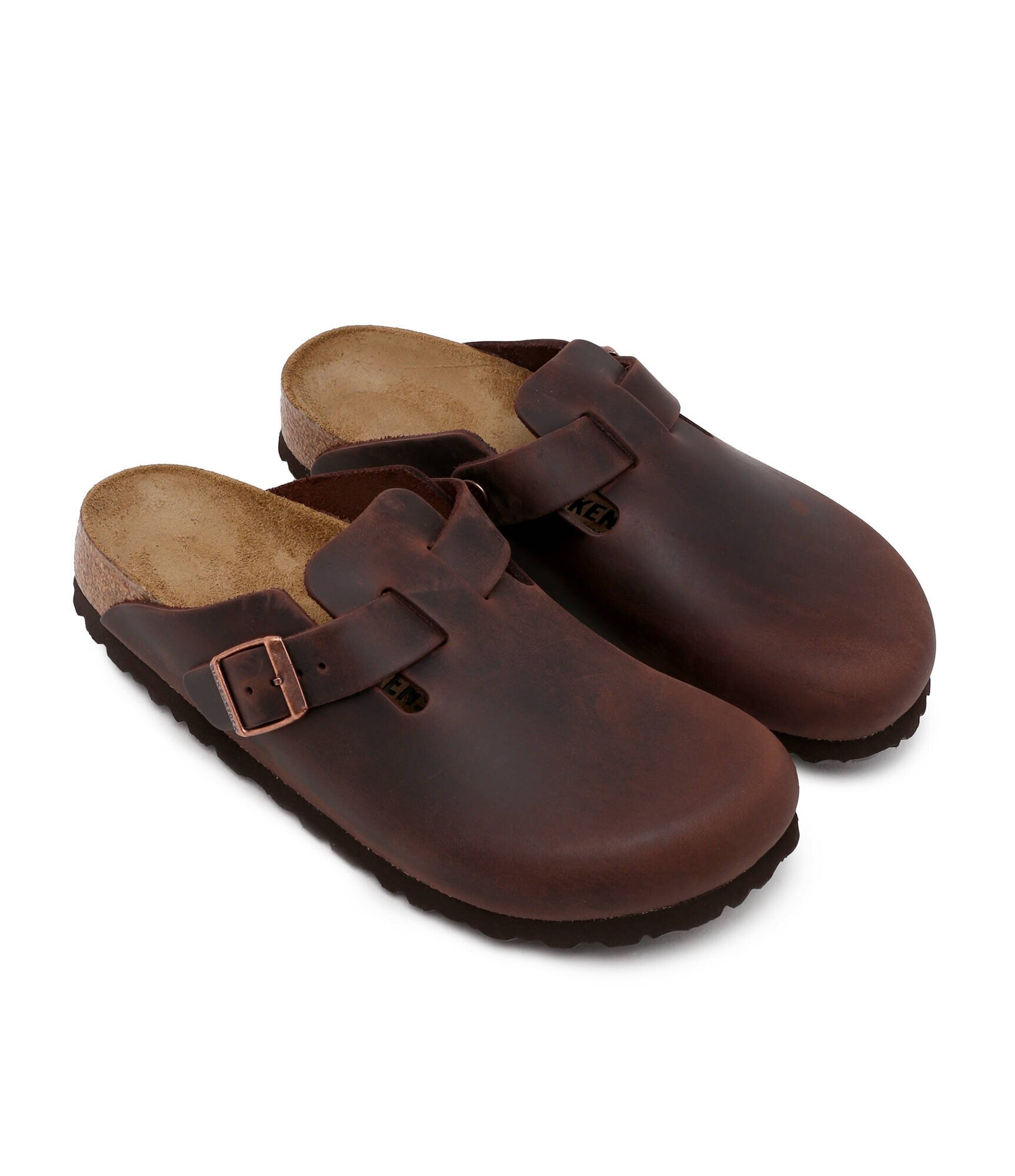 Birkenstock De piele mules (încălțăminte) Boston | narrow fit