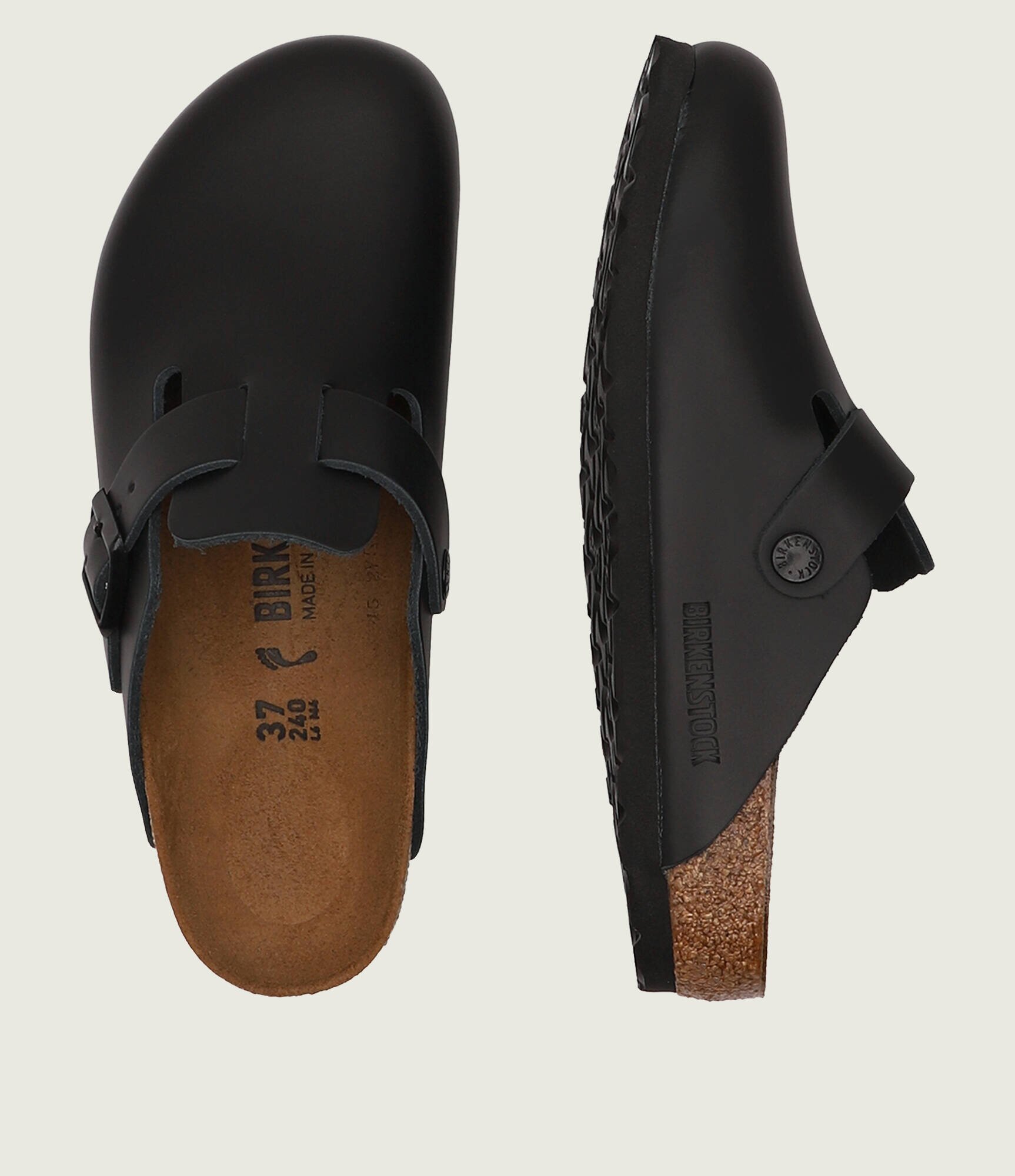 Birkenstock De piele mules (încălțăminte) Boston NL | narrow fit
