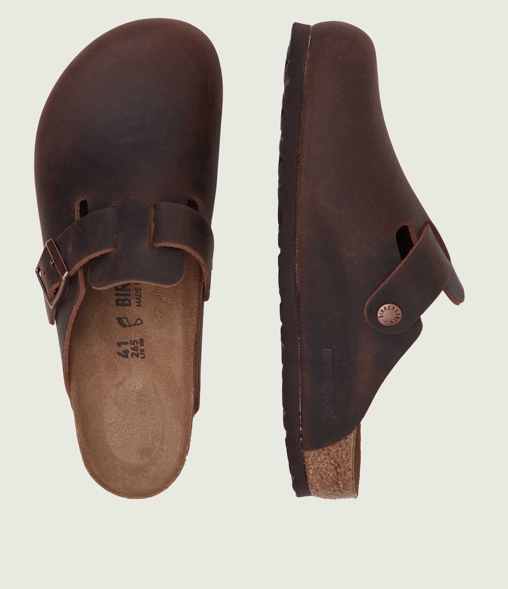 Birkenstock De piele mules (încălțăminte) Boston | regular fit