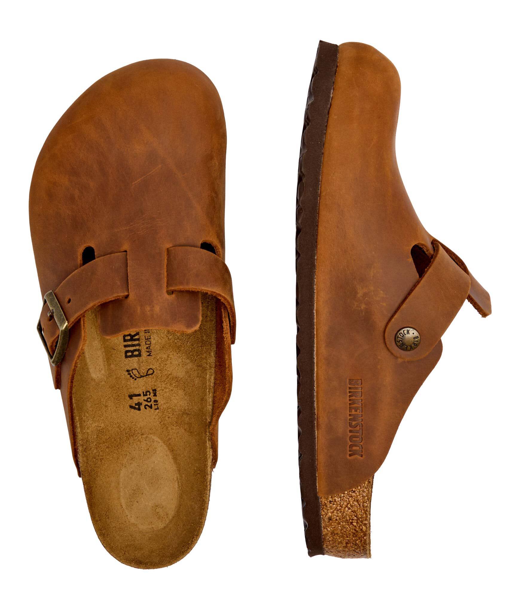 Birkenstock De piele mules (încălțăminte) Boston | regular fit