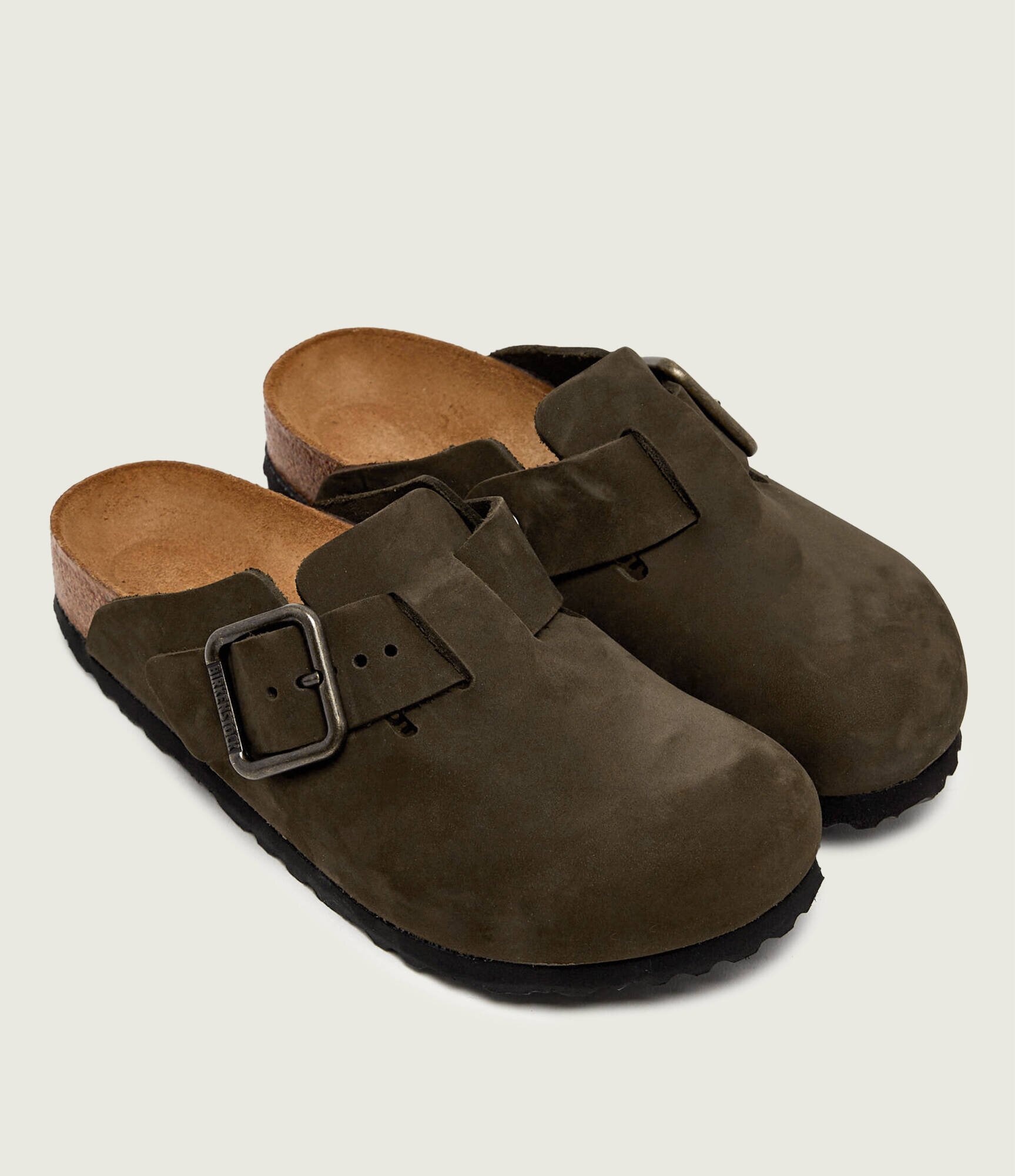 Birkenstock De piele mules (încălțăminte) Boston Wire Buckle | narrow fit