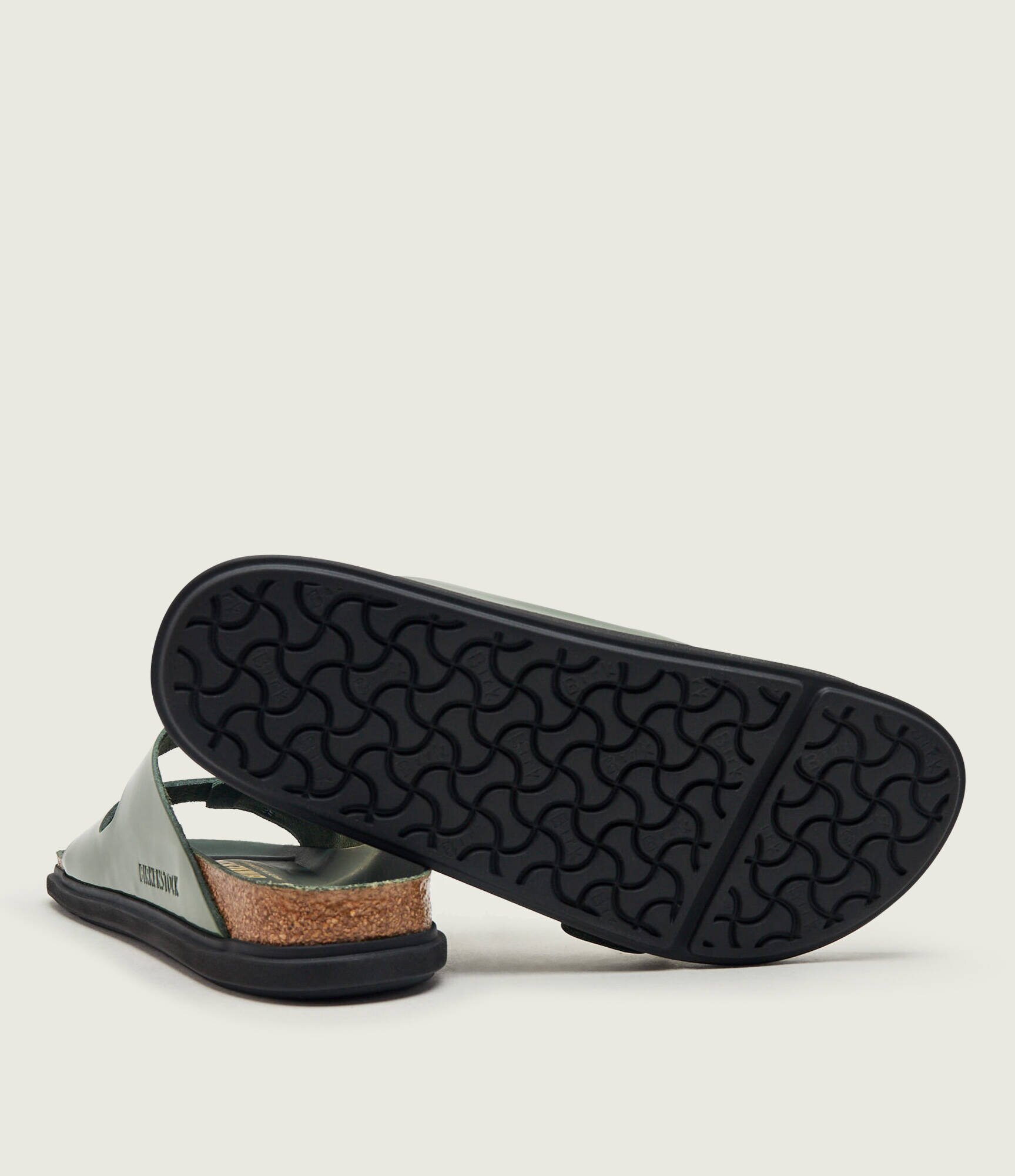 Birkenstock De piele șlapi Arizona Droplet Buckle | narrow fit