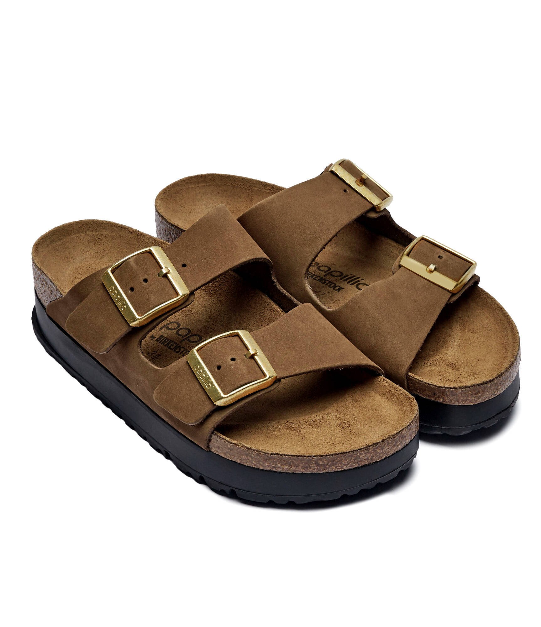 Birkenstock De piele șlapi Arizona Flex Platform | x Papillio | narrow fit
