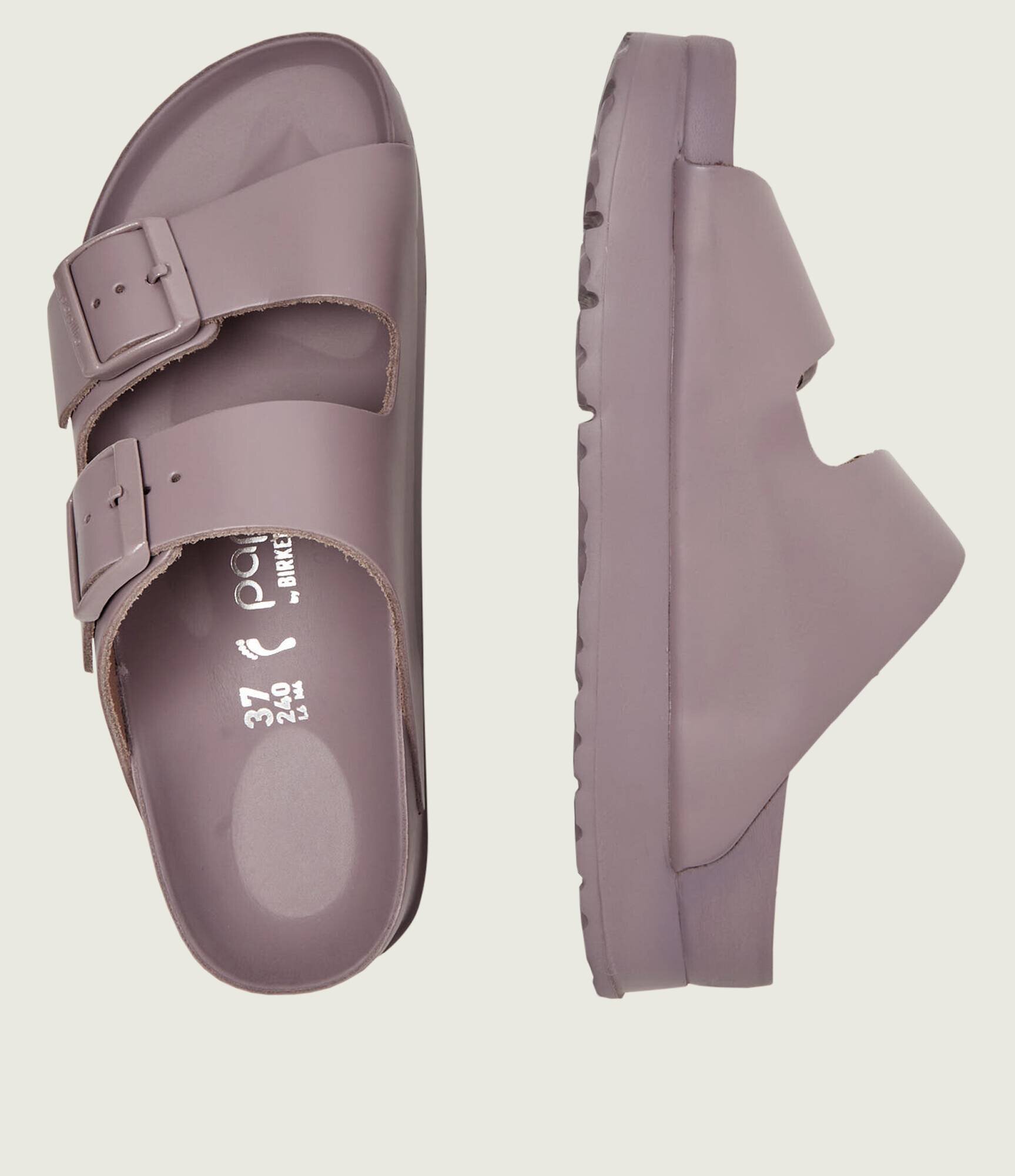Birkenstock De piele șlapi Arizona Flex Platform | x Papillio | narrow fit