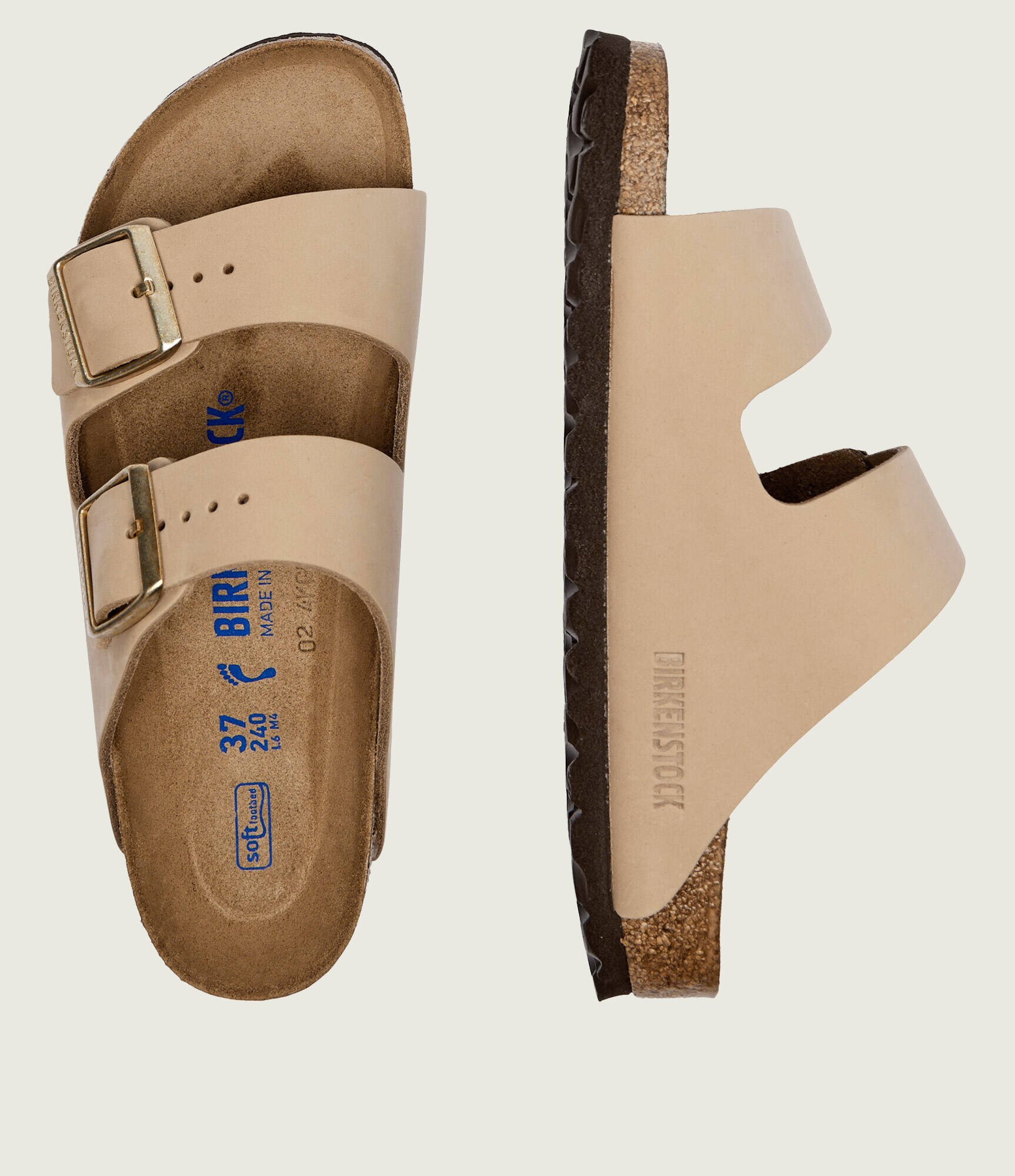 Birkenstock De piele șlapi Arizona | narrow fit soft footbed