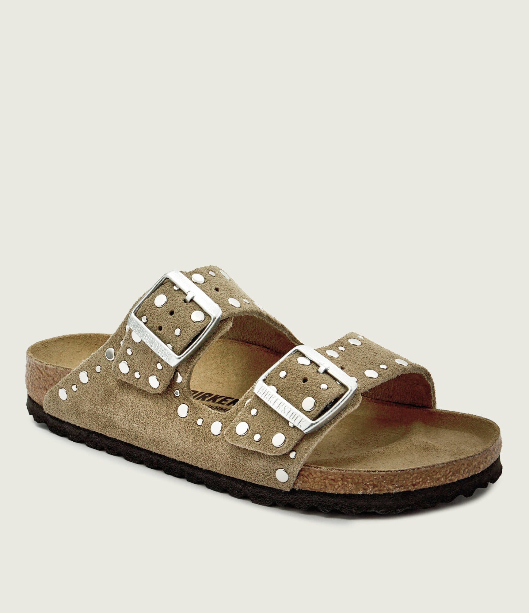 Birkenstock De piele șlapi Arizona Rivet | narrow fit
