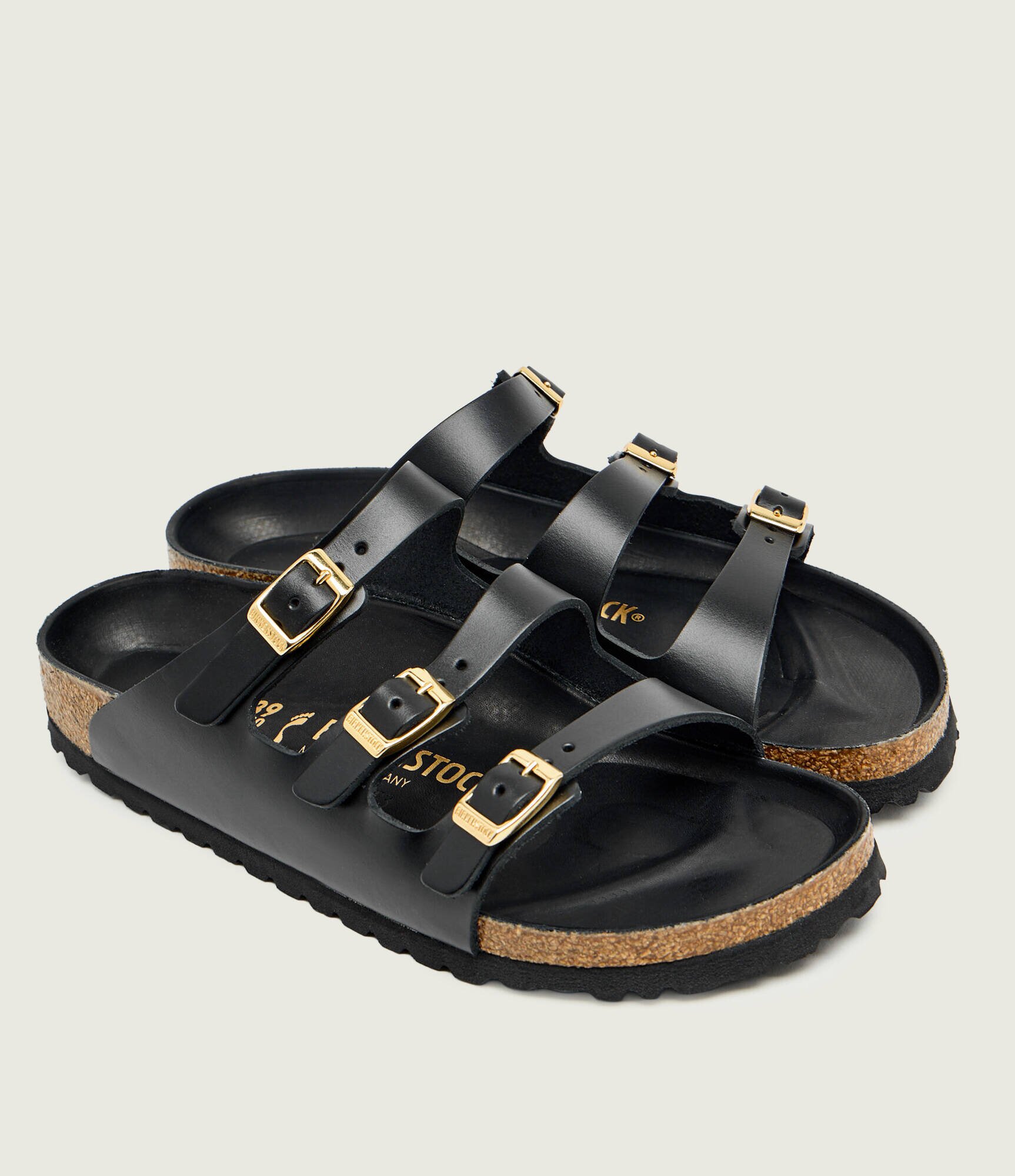 Birkenstock De piele șlapi Florida Fresh | narrow fit