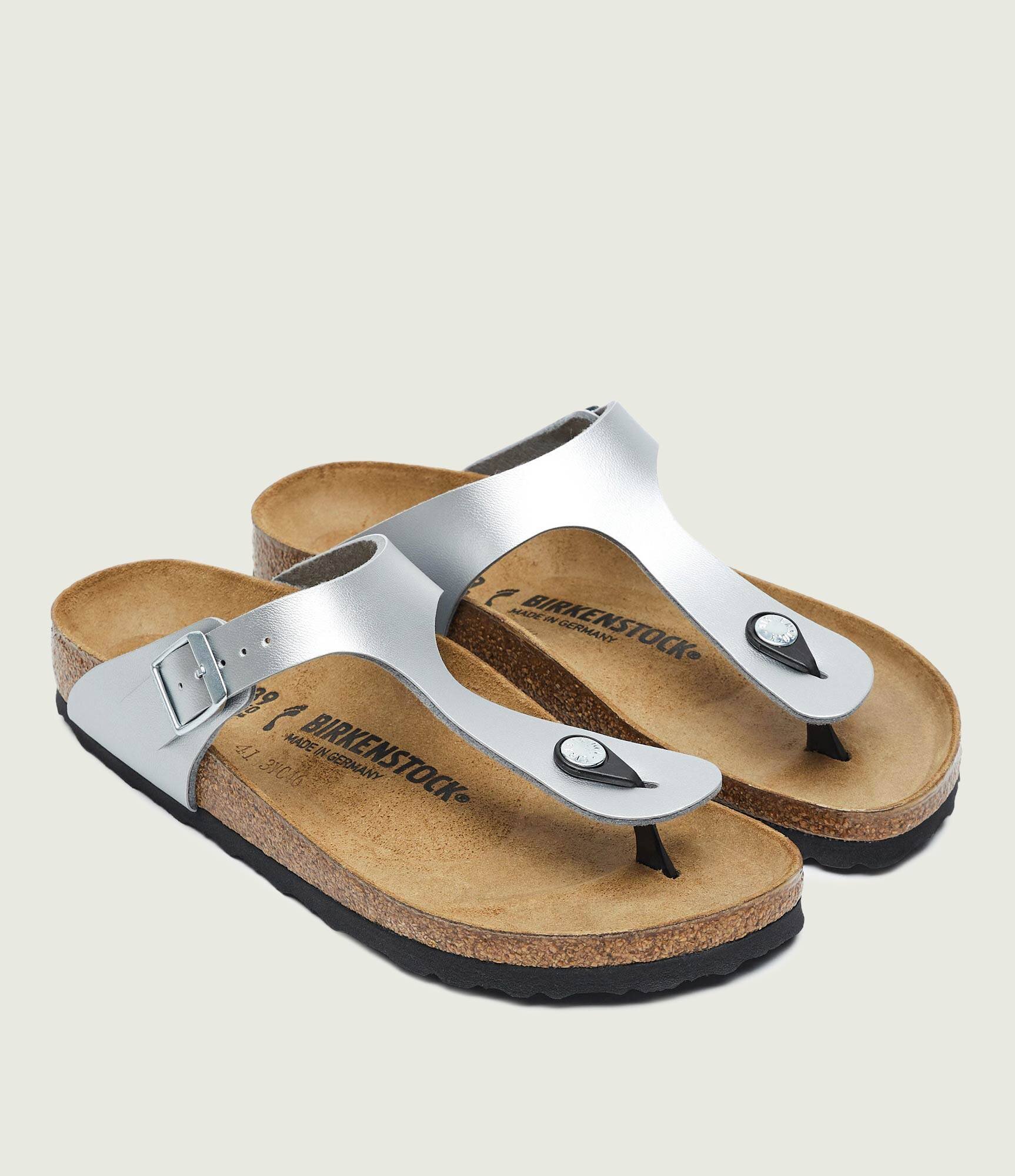Birkenstock Flip flops Gizeh cu adaos de piele | narrow fit