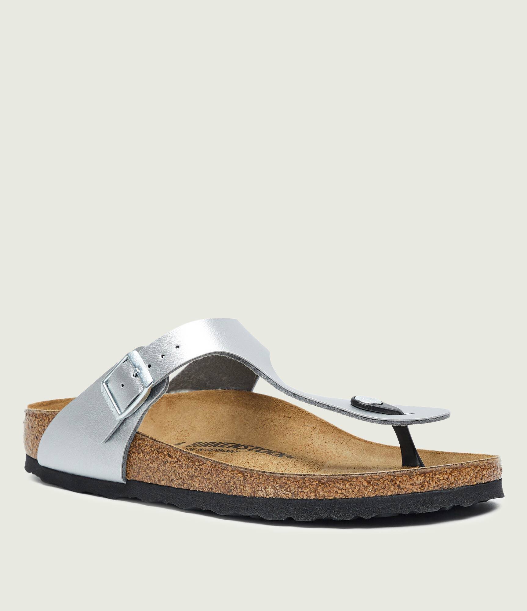 Birkenstock Flip flops Gizeh cu adaos de piele | narrow fit