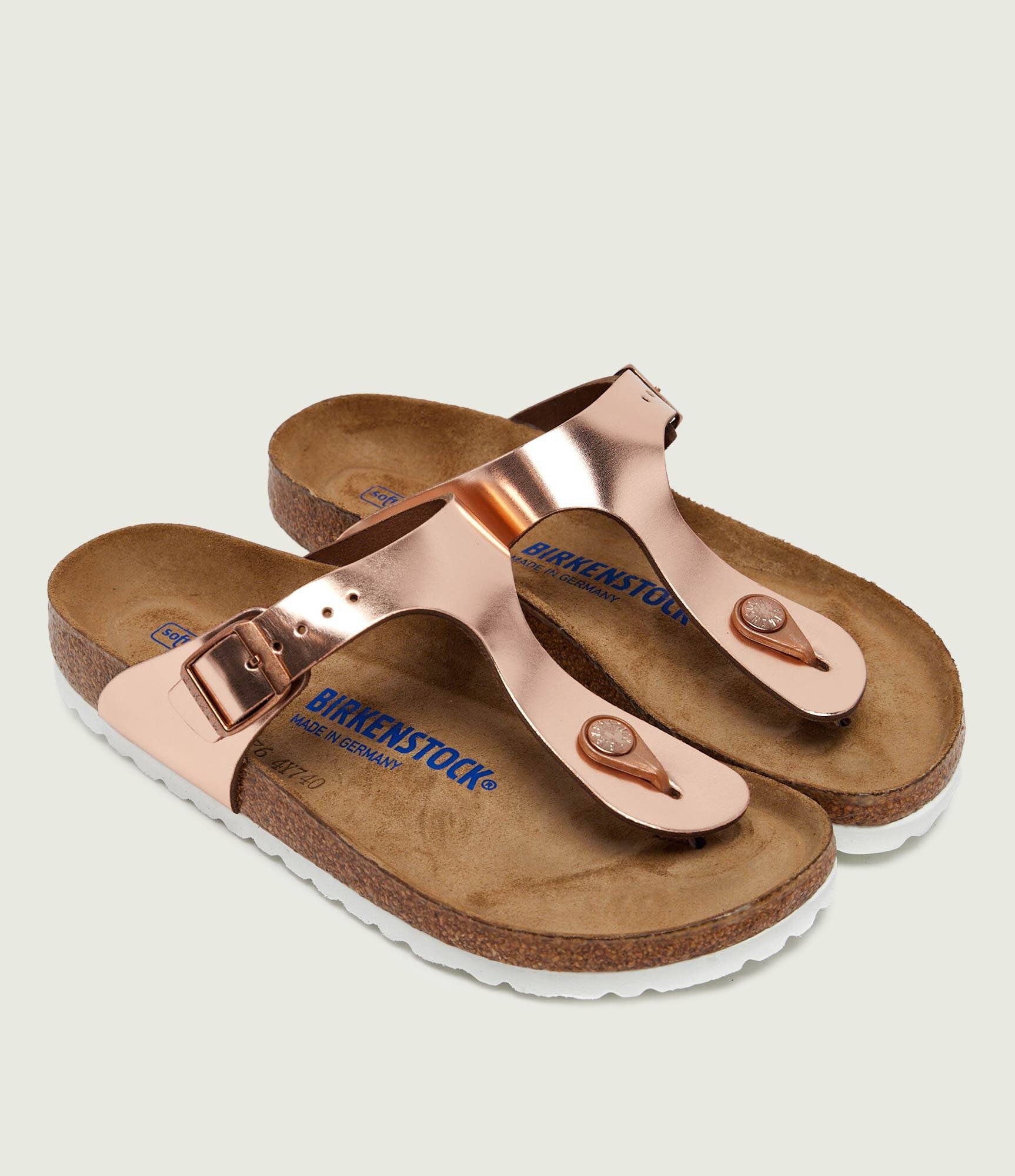Birkenstock Flip flops Gizeh NL cu adaos de piele | narrow fit