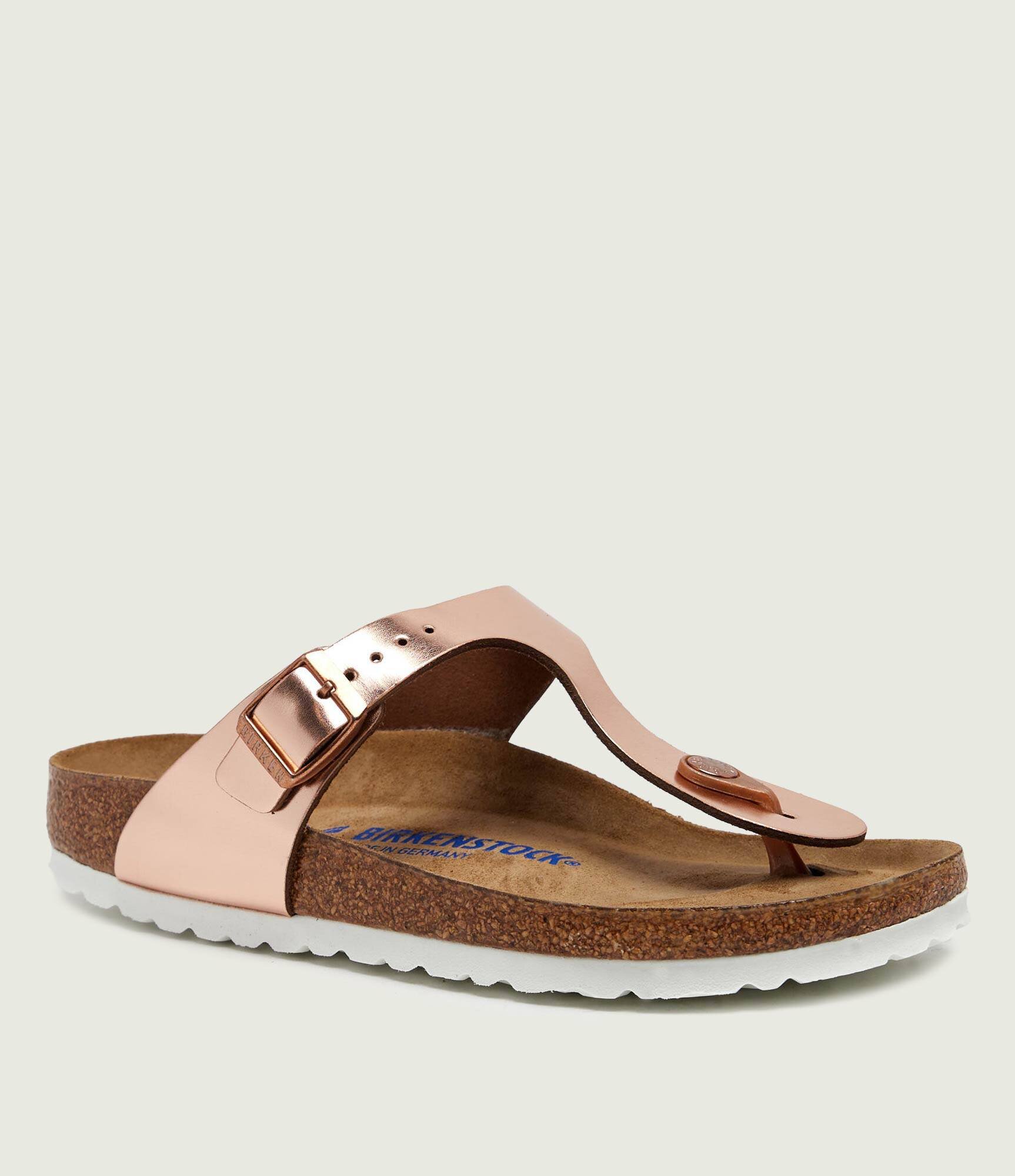 Birkenstock Flip flops Gizeh NL cu adaos de piele | narrow fit