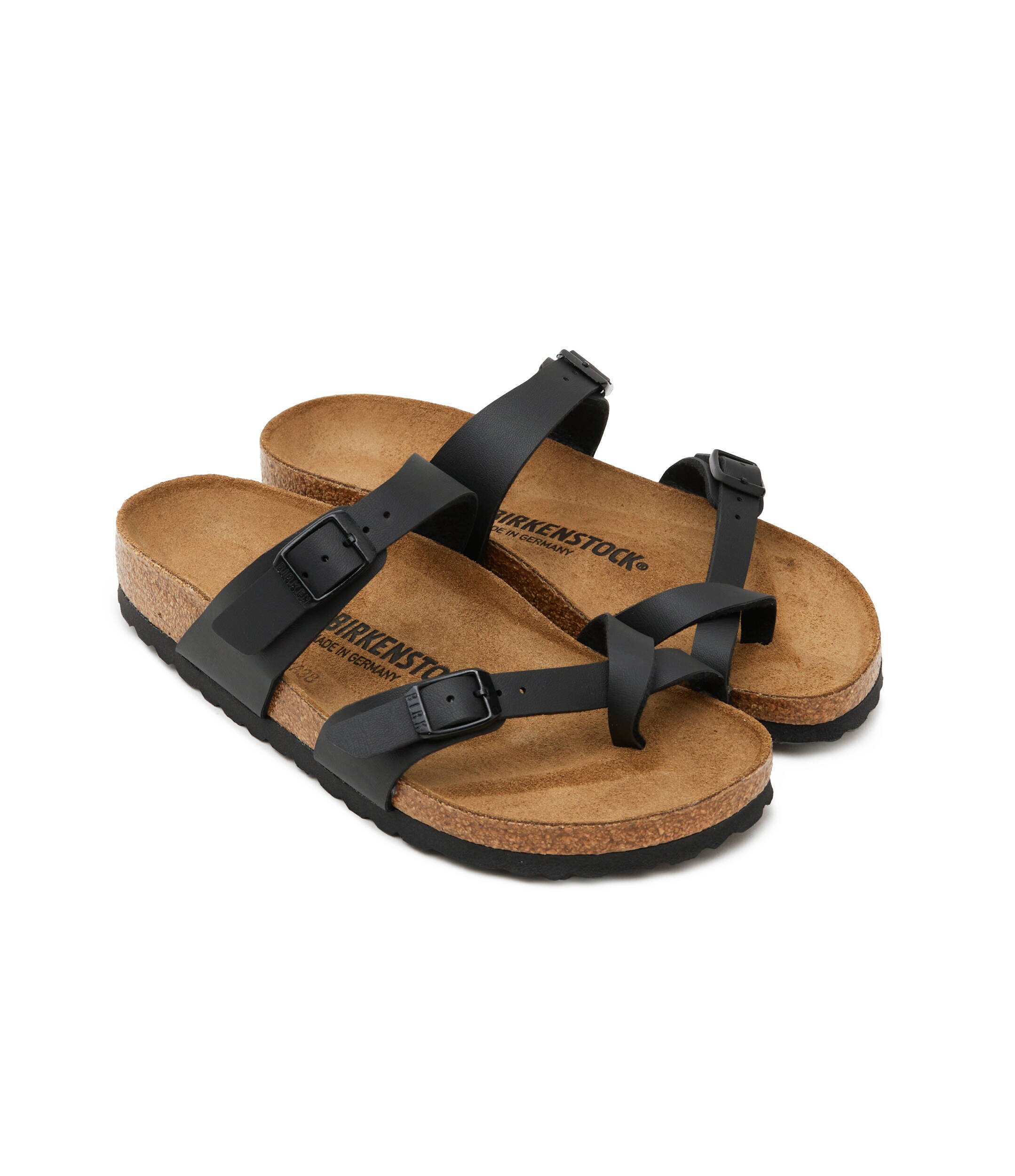 Birkenstock Flip flops șlapi Mayario cu adaos de piele | narrow fit