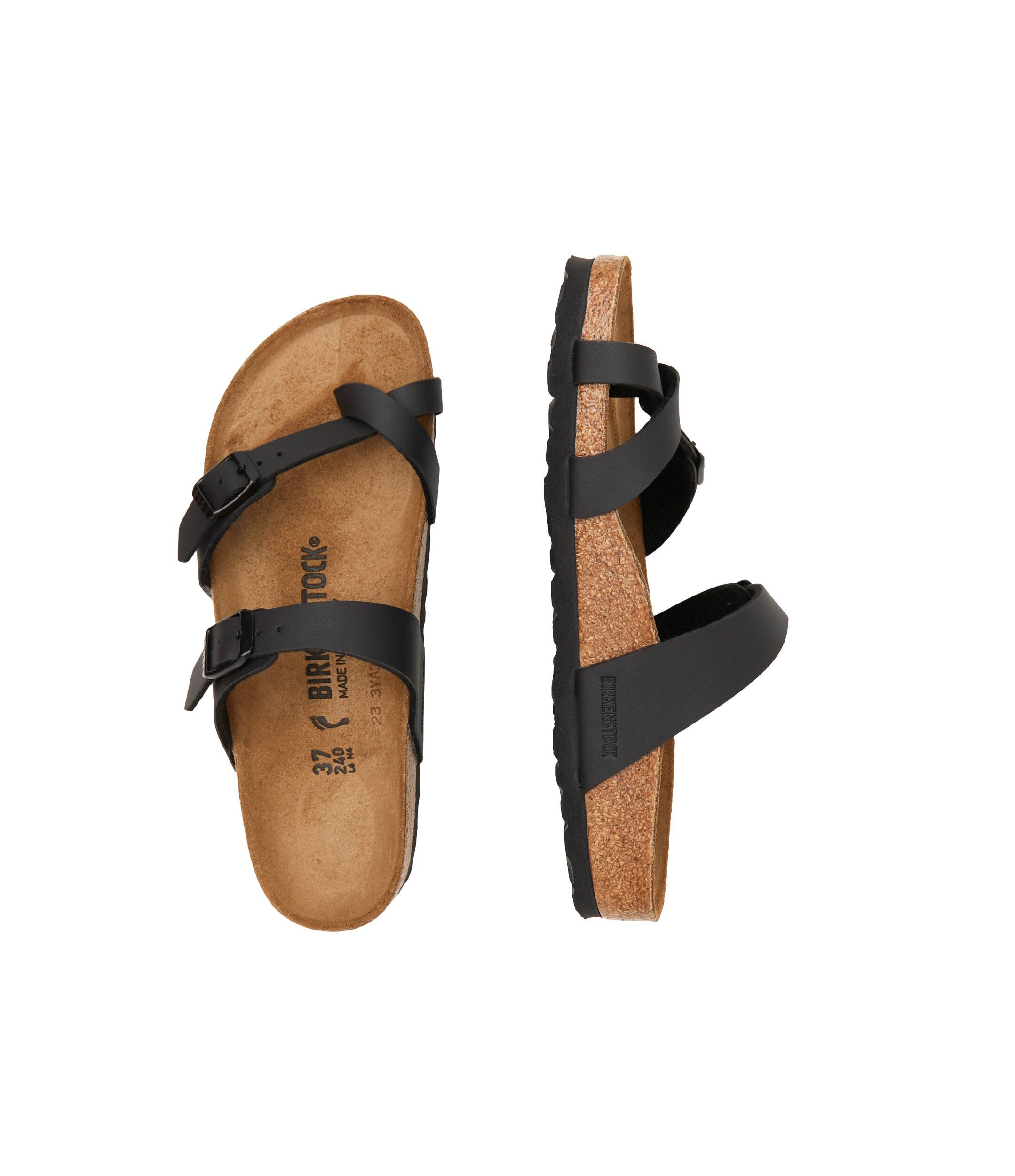 Birkenstock Flip flops șlapi Mayario cu adaos de piele | narrow fit