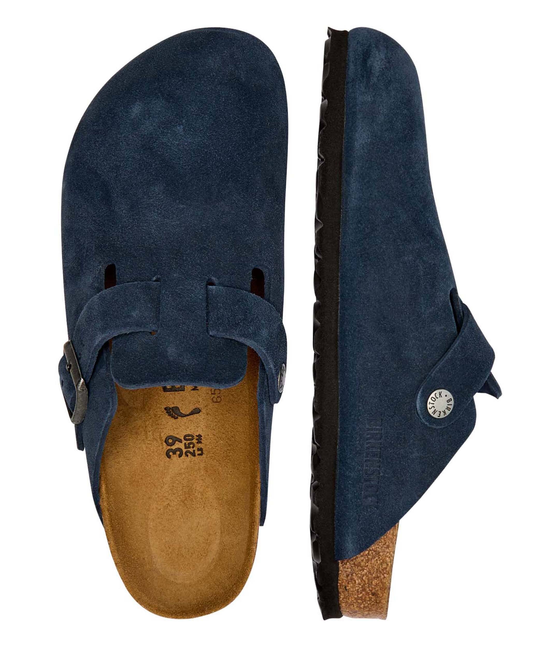 Birkenstock Mules (încălțăminte) Boston LEVE | narrow fit | piele întoarsă