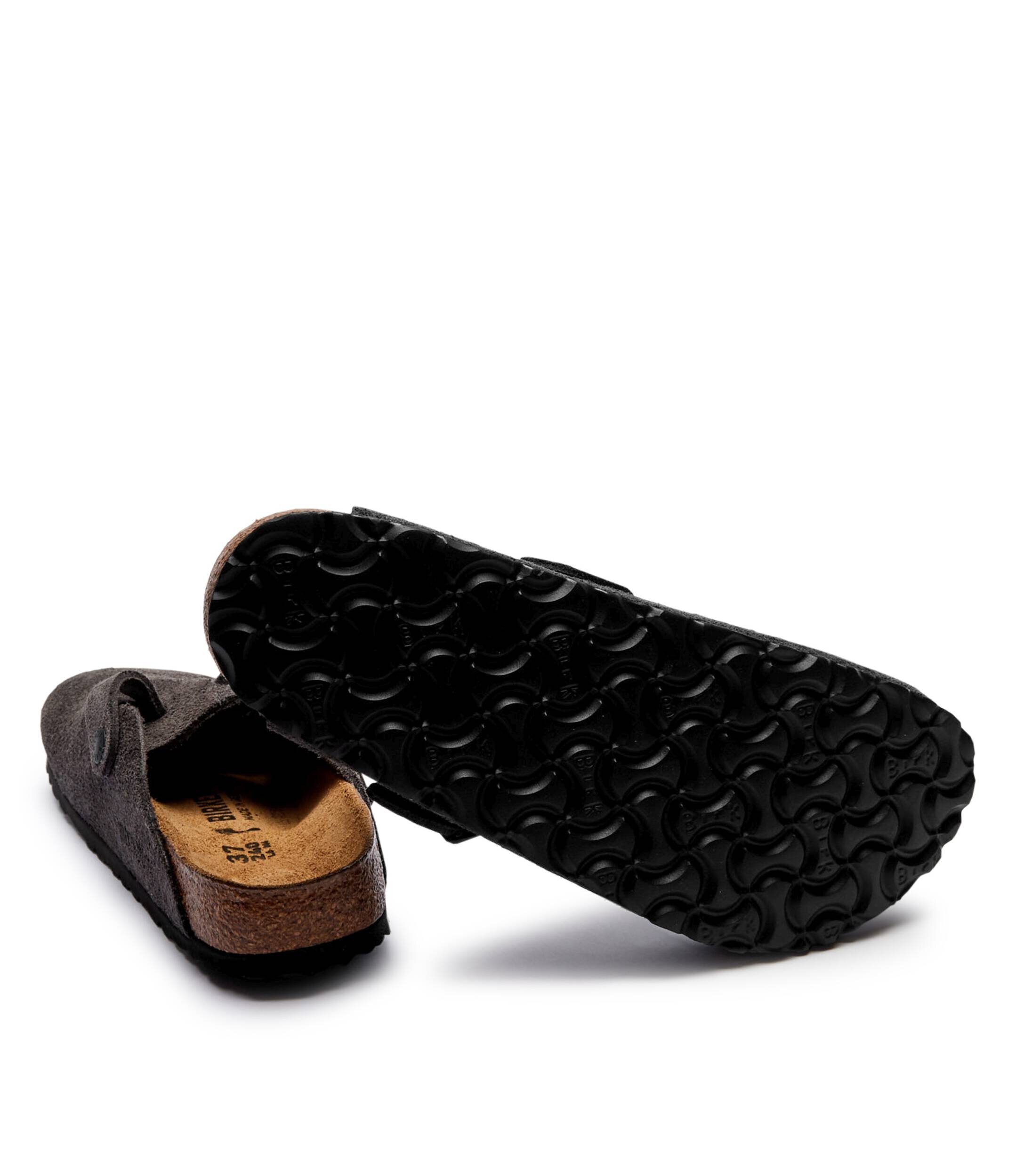 Birkenstock Mules (încălțăminte) Boston LEVE | narrow fit | piele întoarsă