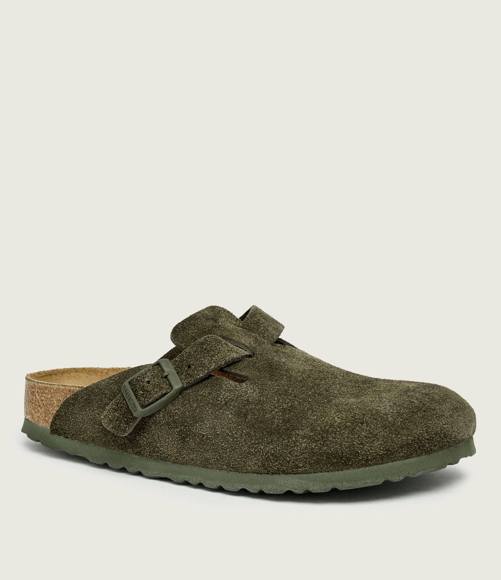 Birkenstock Mules (încălțăminte) Boston LEVE | piele întoarsă | narrow fit