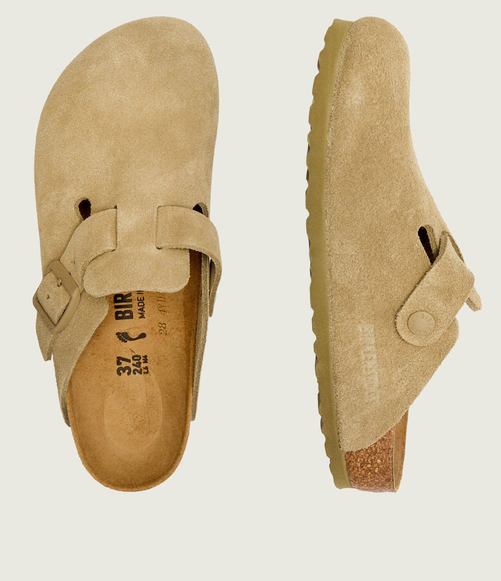 Birkenstock Mules (încălțăminte) Boston | narrow fit | piele întoarsă